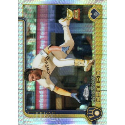 2025 Topps Chrome Prism Refractors #262 Jackson Chourio