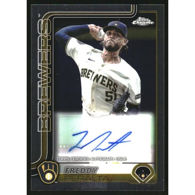 2025 Topps Chrome Update Autographs #ACFP Freddy Peralta