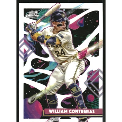 2025 Topps Cosmic Chrome White Hole Refractors #171 William Contreras