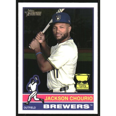 2025 Topps Heritage Chrome #106 Jackson Chourio