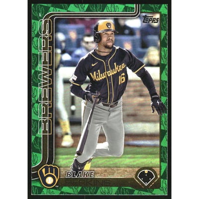 2025 Topps Spring Training Green Foil #47 Blake Perkins