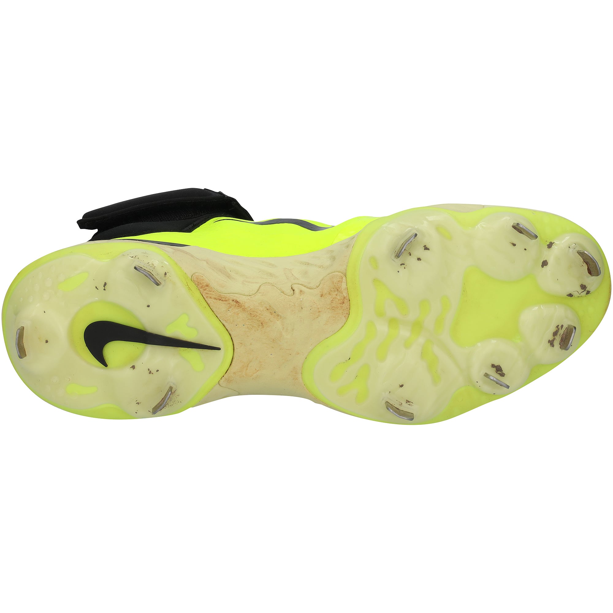 Christian Yelich Milwaukee Brewers Autographed Game-Used Black/Green Nike Cleats from the 2024 MLB All-Star Game with "Game Used 2024 ASG" Inscription