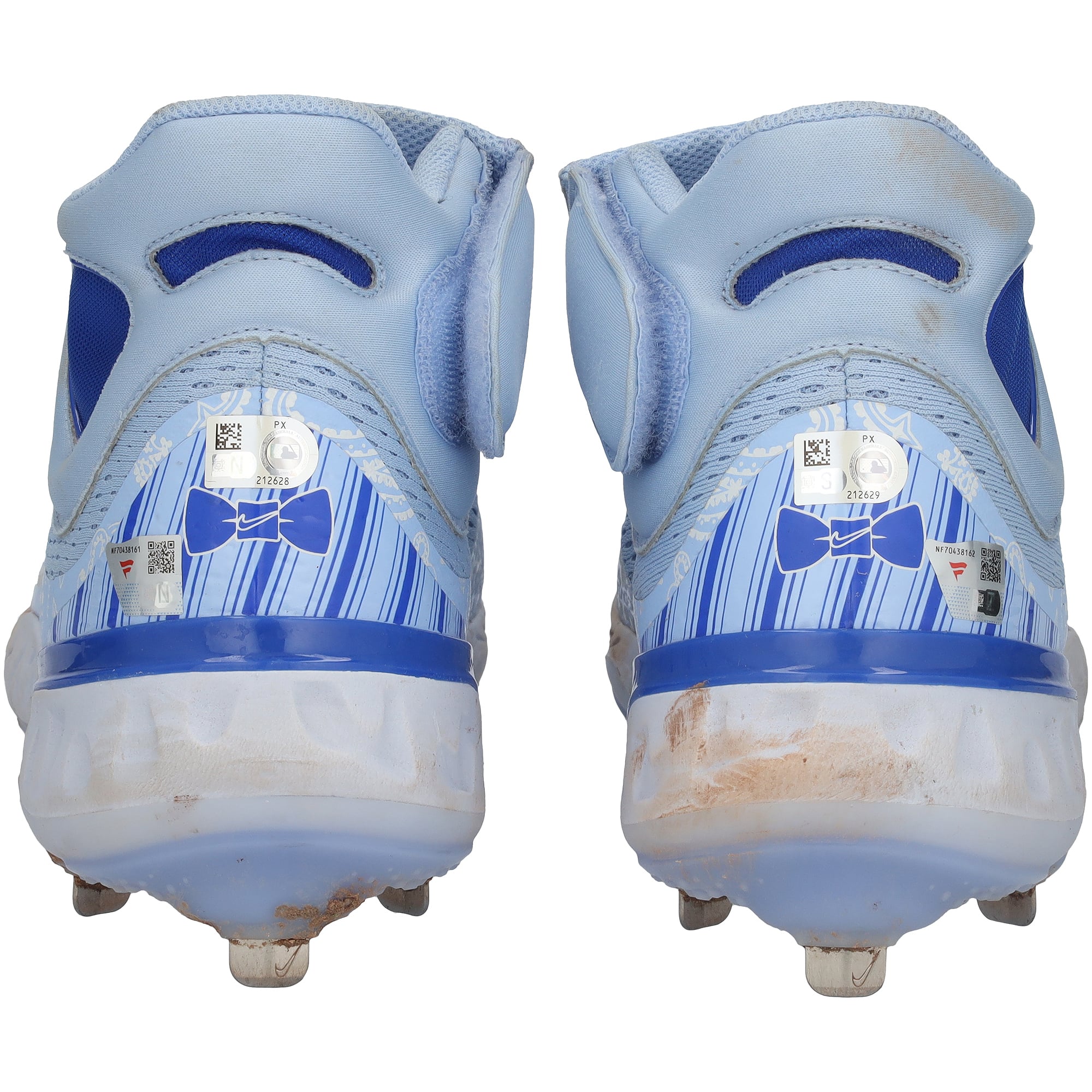 Christian Yelich Milwaukee Brewers Autographed Game-Used Blue Nike Cleats vs. St. Louis Cardinals on June 15, 2025 with "Game Used" Inscription