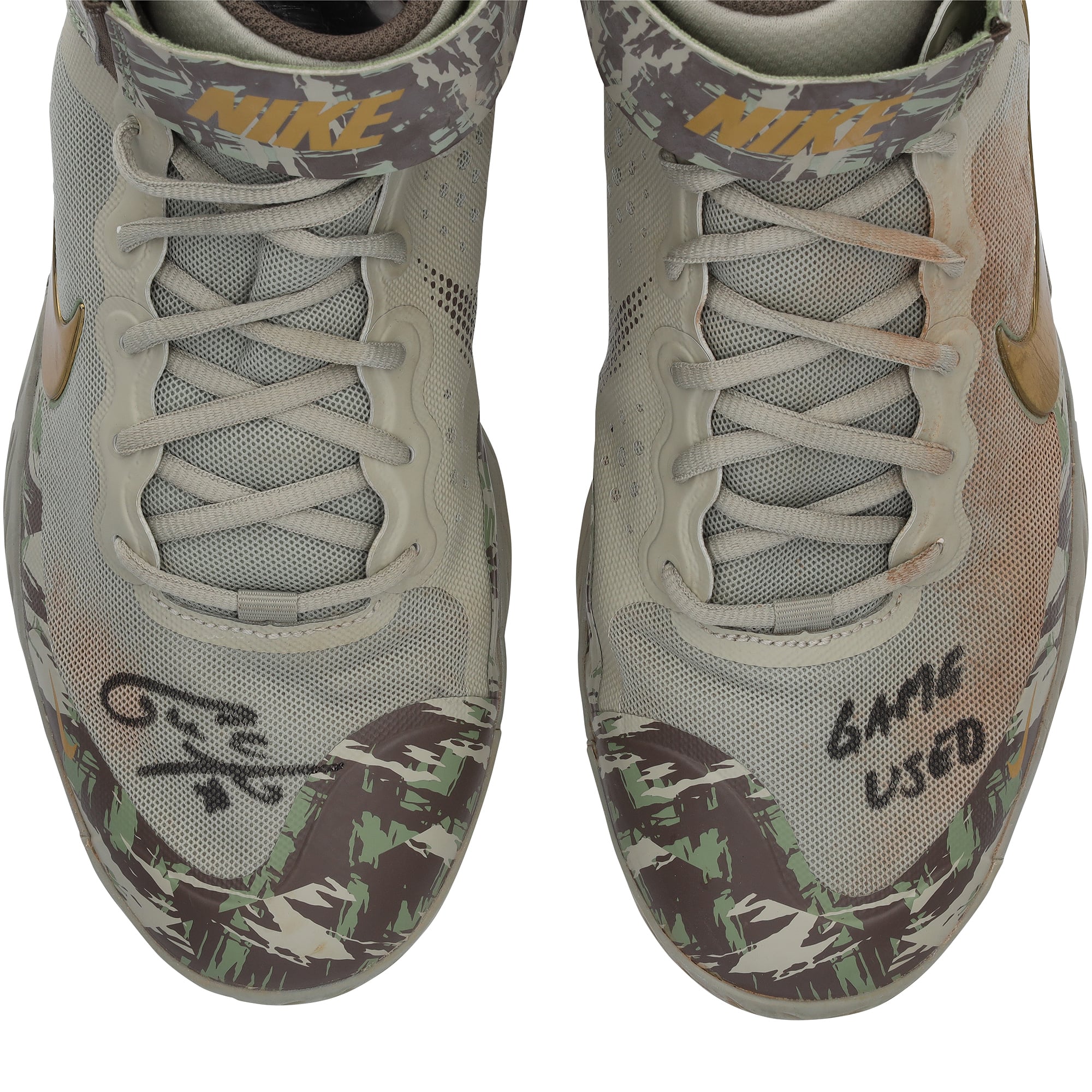 Christian Yelich Milwaukee Brewers Autographed Game-Used Green Nike Cleats vs. Washington Nationals on May 22, 2022 with "Game Used" Inscription
