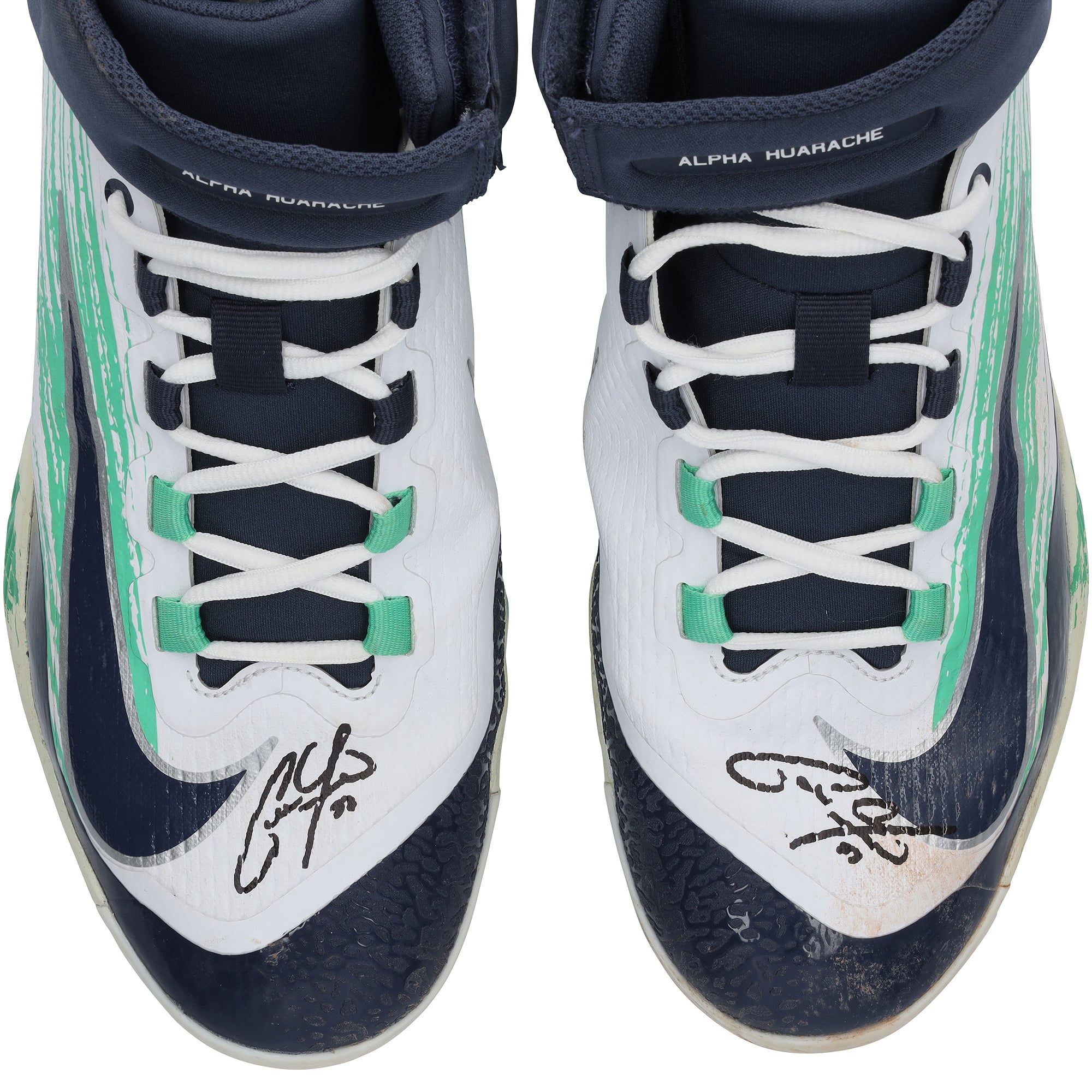Christian Yelich Milwaukee Brewers Autographed Game-Used White Nike Cleats vs. Cincinnati Reds on June 16, 2024