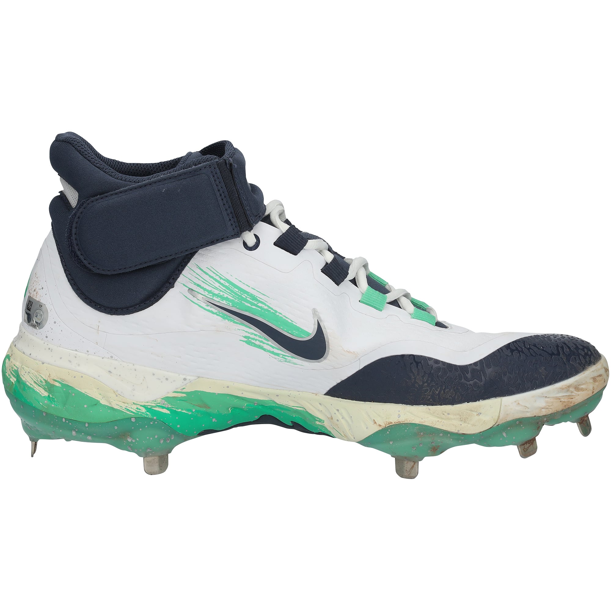 Christian Yelich Milwaukee Brewers Autographed Game-Used White Nike Cleats vs. Cincinnati Reds on June 16, 2024