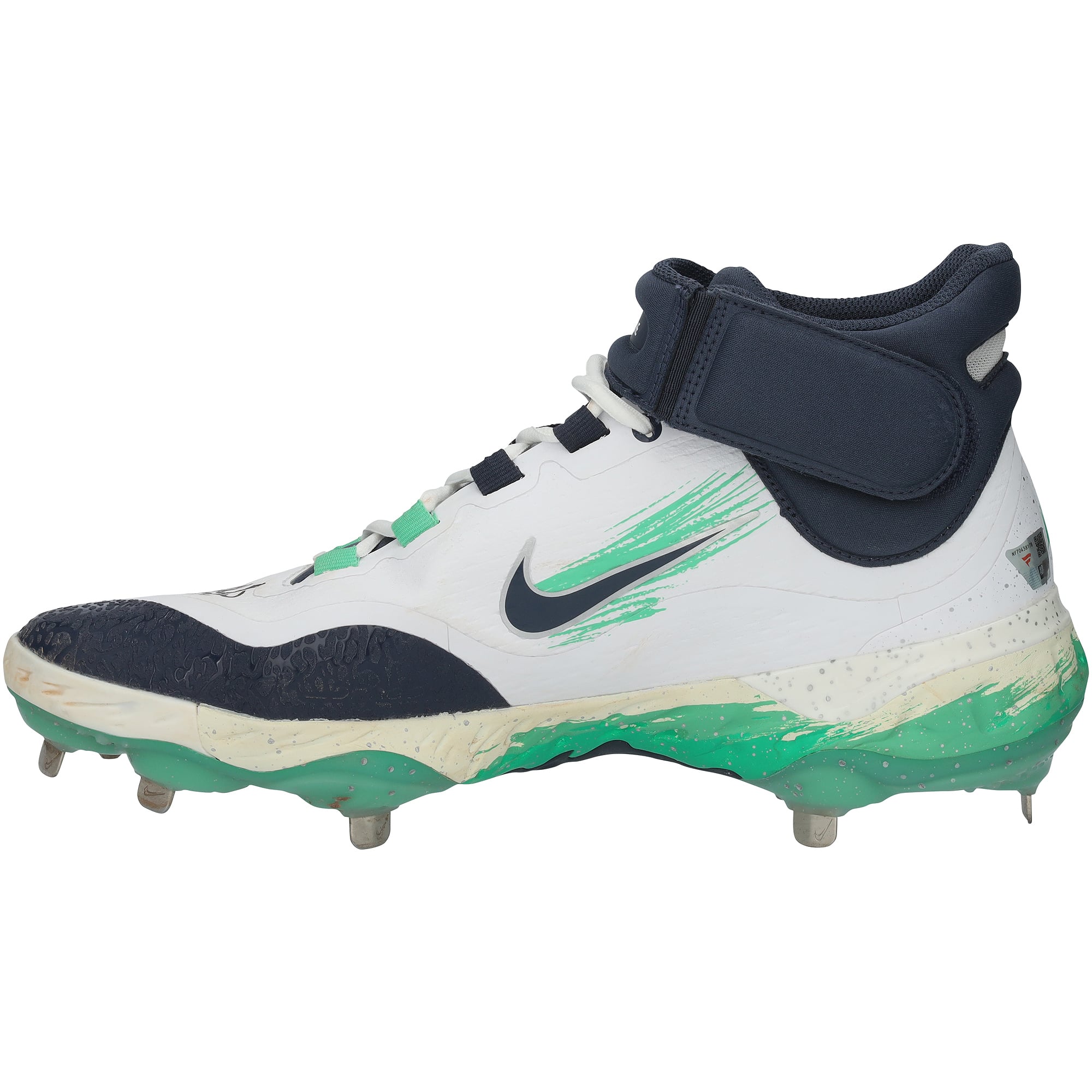 Christian Yelich Milwaukee Brewers Autographed Game-Used White Nike Cleats vs. Cincinnati Reds on June 16, 2024