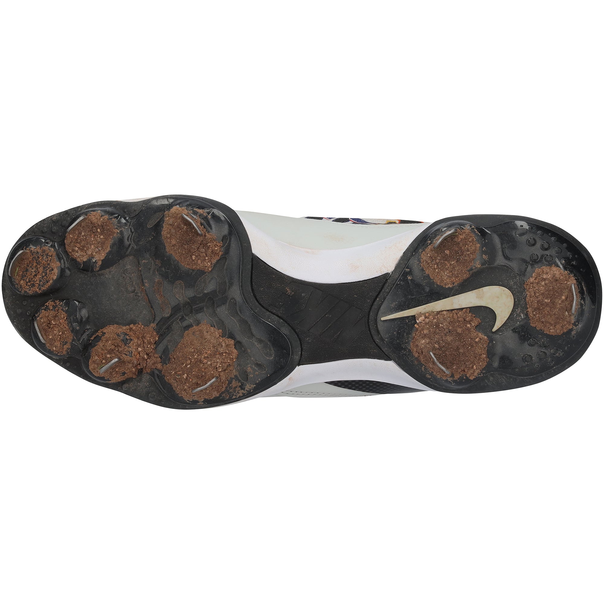 Christian Yelich Milwaukee Brewers Autographed Game-Used White Nike Cleats vs. Detroit Tigers on April 15, 2025 with Multiple Inscriptions