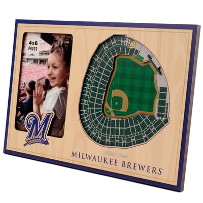 Milwaukee Brewers Fanpoint 3D StadiumView Picture Frame
