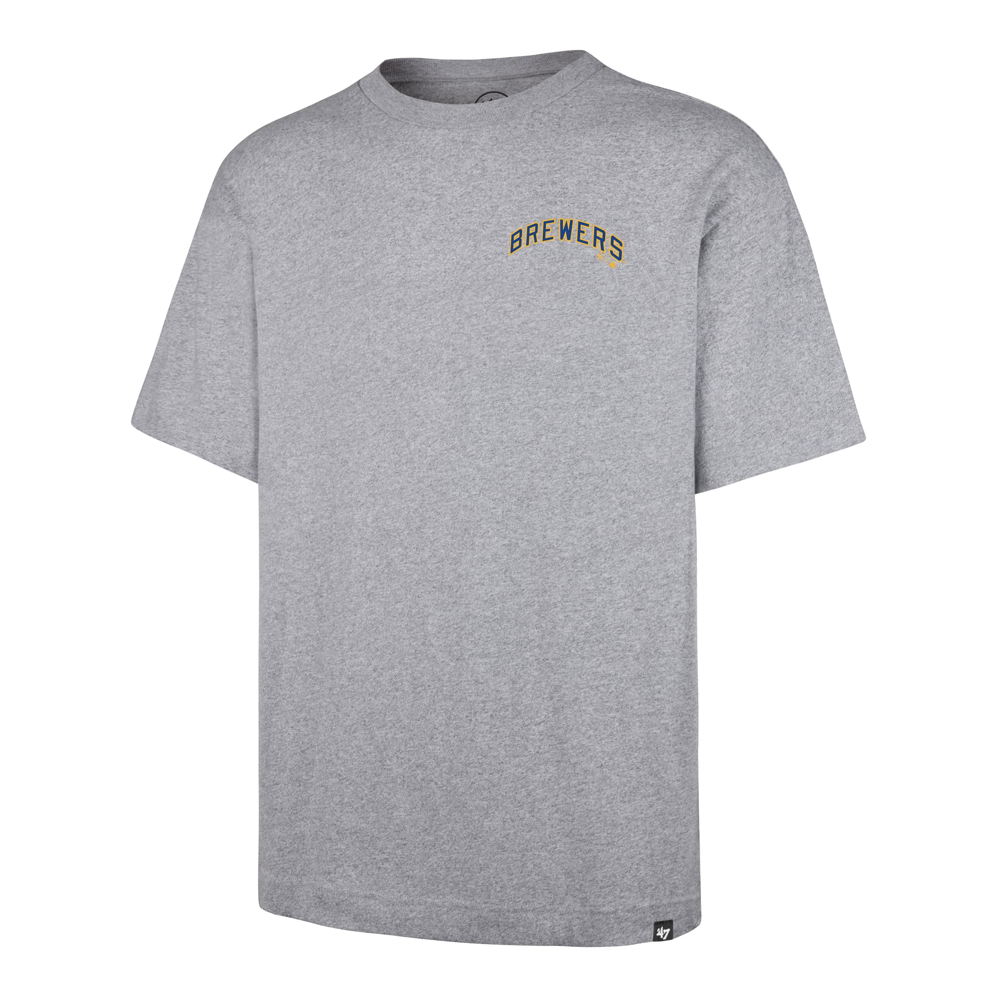 T-shirt homme gris '47 Milwaukee Brewers History Lock Foundation