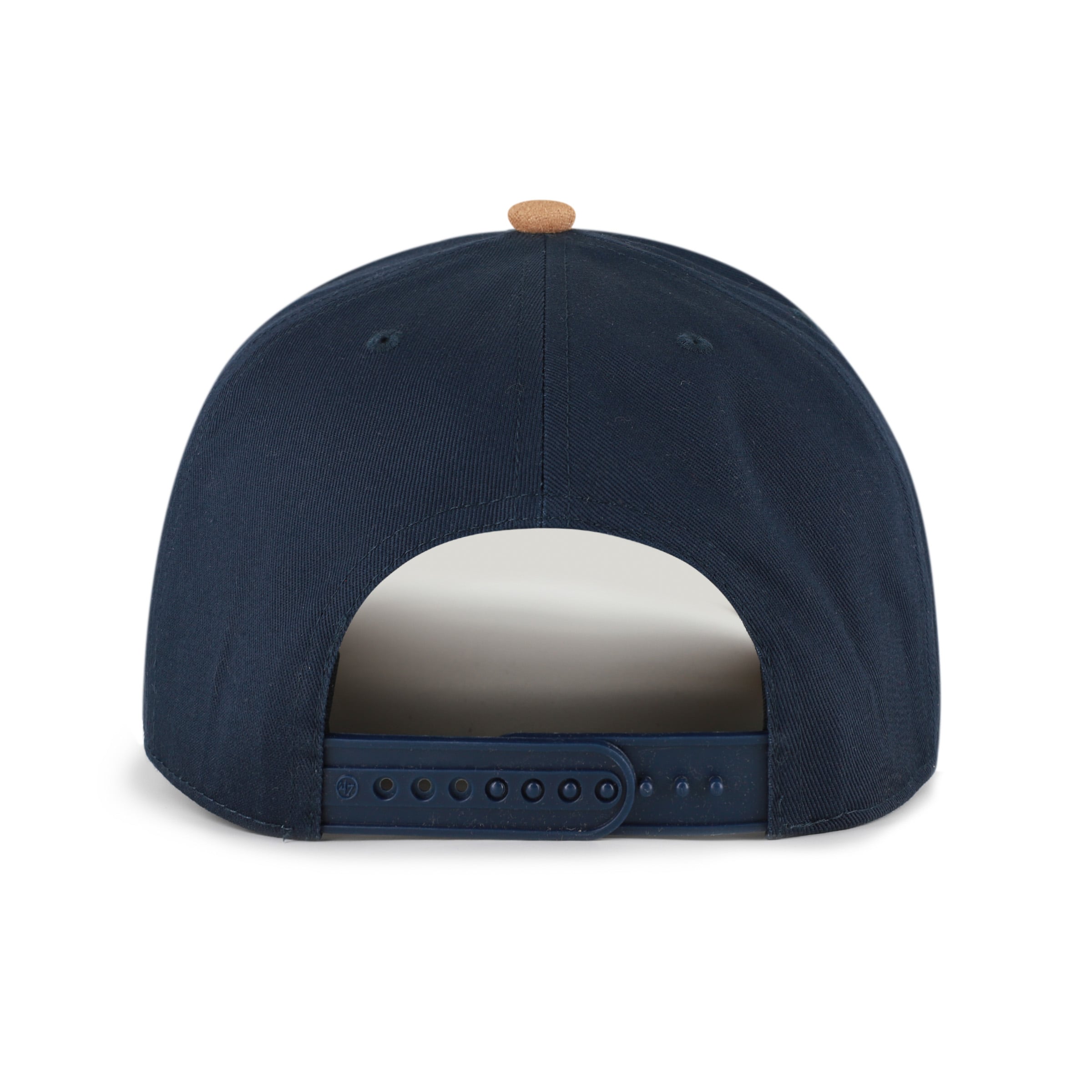 Casquette ajustable Milwaukee Brewers Scribe Line Hitch, modèle 47, bleu marine/marron clair
