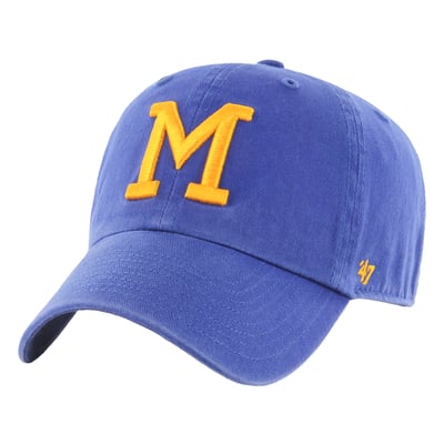  Milwaukee Brewers '47 Cooperstown Collection Clean Up Adjustable Hat - Royal