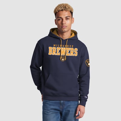  Milwaukee Brewers Champion Fleece Hoodie - Navy