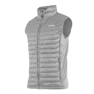 Milwaukee Brewers Columbia  Powder Pass Hybrid Full-Zip Vest - Gray