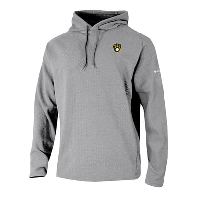 Milwaukee Brewers Columbia  Swingcraft Hoodie - Gray