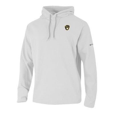 Milwaukee Brewers Columbia  Swingcraft Hoodie - White