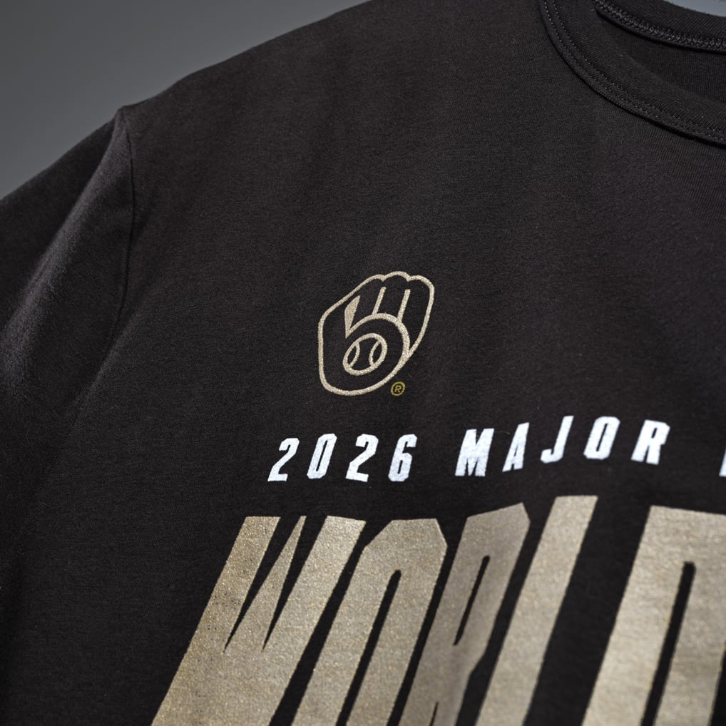 Men's Fanatics Black Milwaukee Brewers 2026 World Series Champions ...