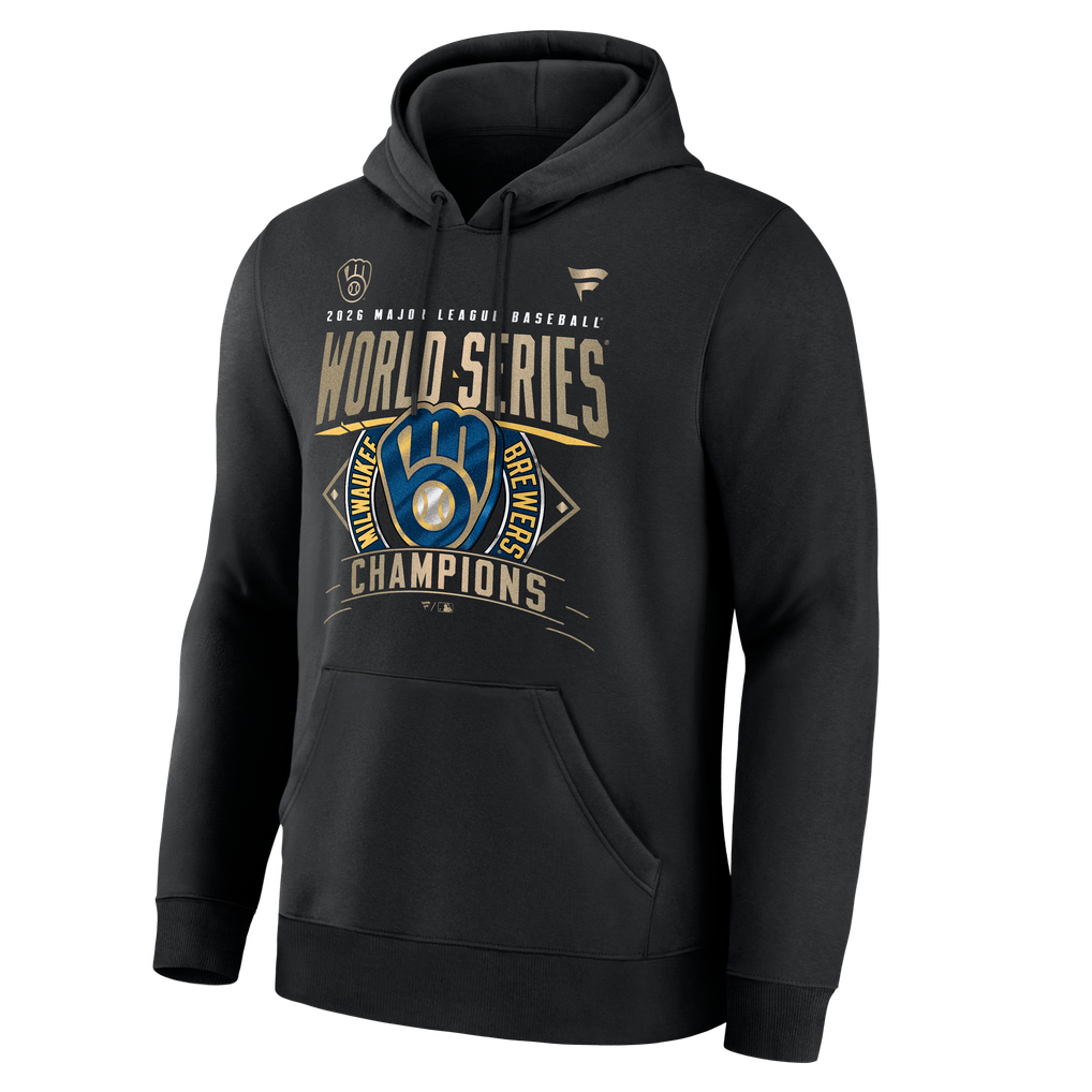 Men's Fanatics Black Milwaukee Brewers 2026 World Series Champions ...