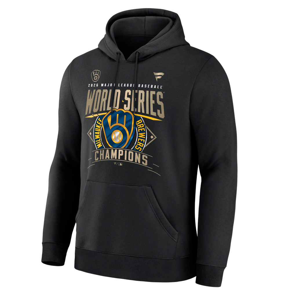 Men's Fanatics Black Milwaukee Brewers 2026 World Series Champions ...
