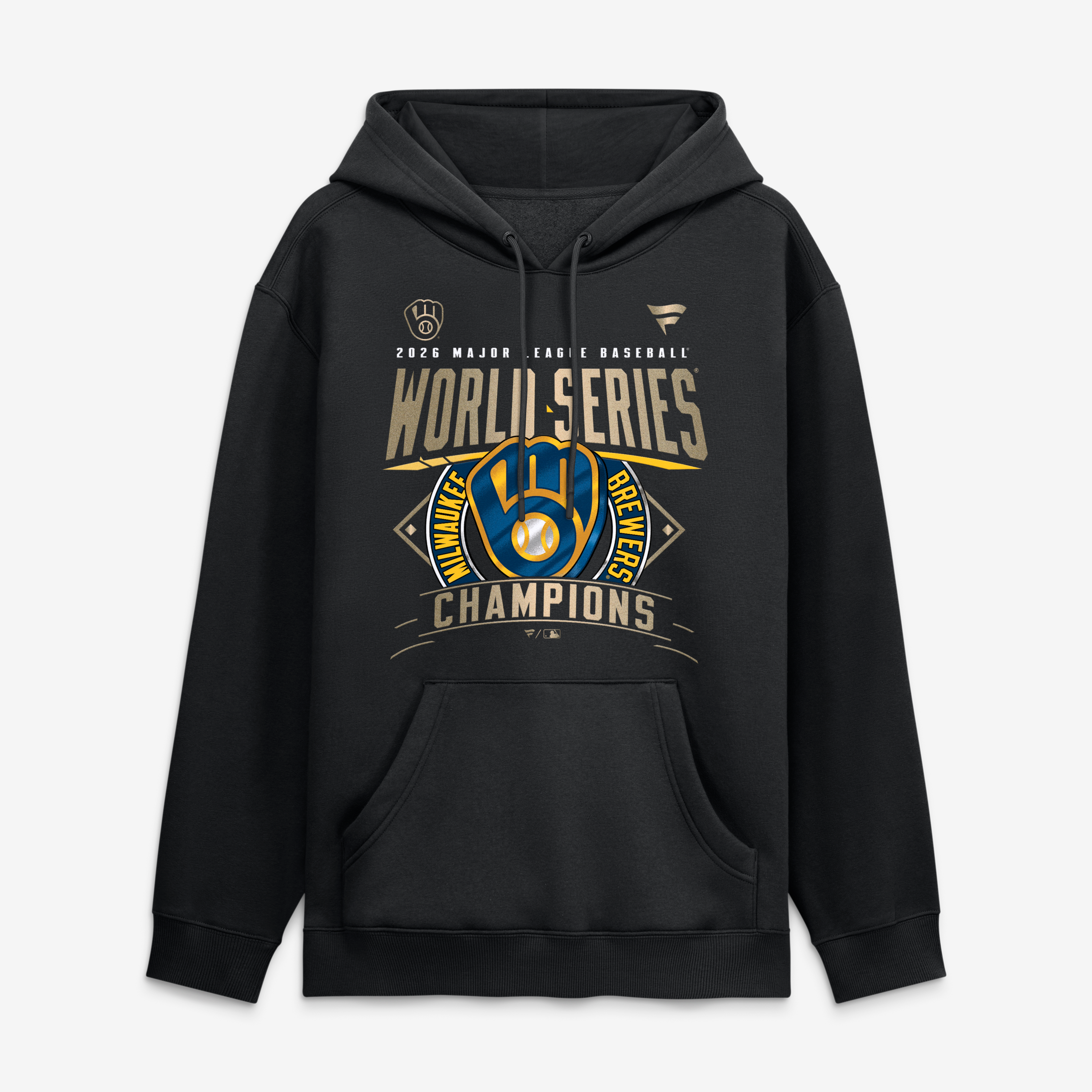 Men's Fanatics Black Milwaukee Brewers 2026 World Series Champions ...