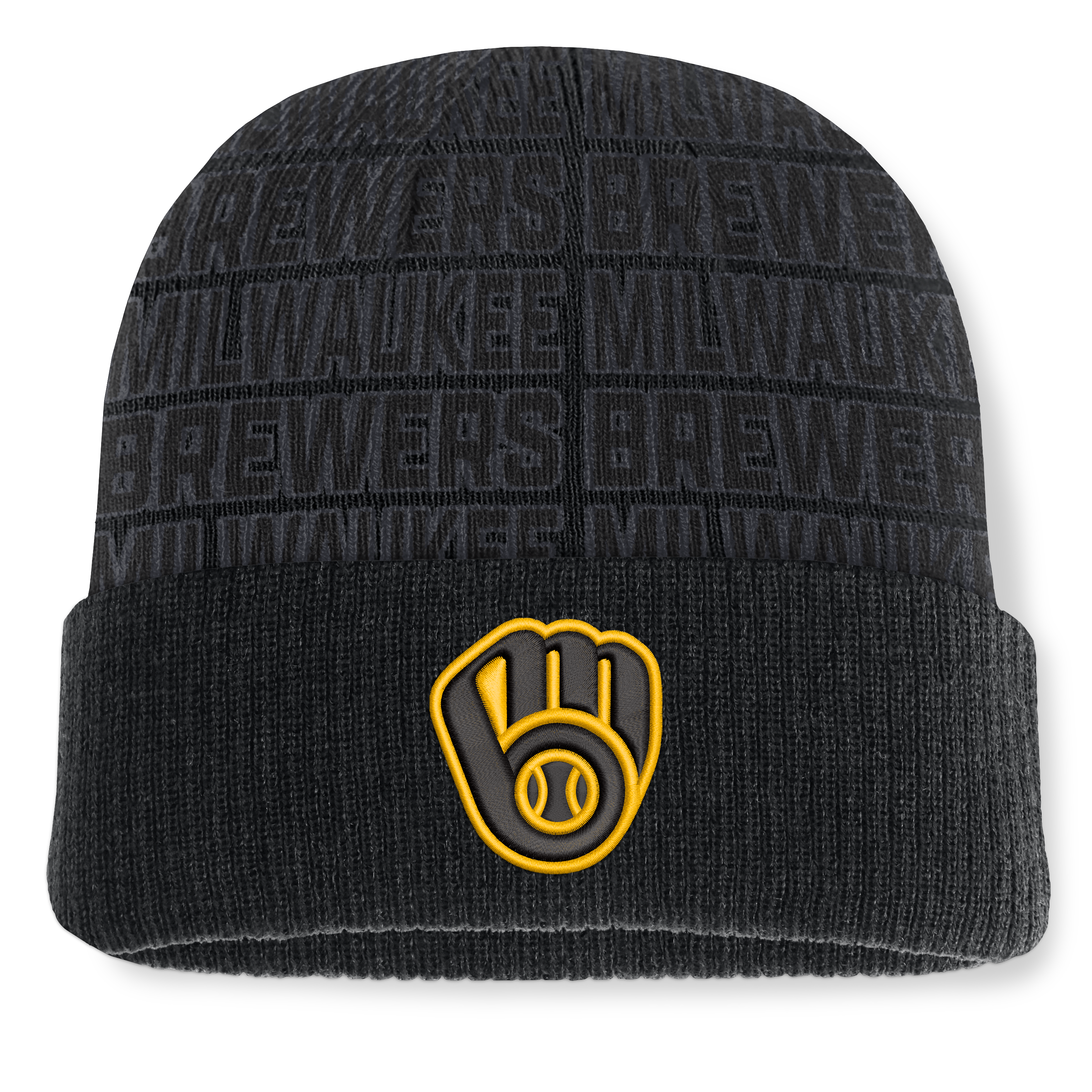 Bonnet à revers noir Milwaukee Brewers Backstop pour homme de Fanatics