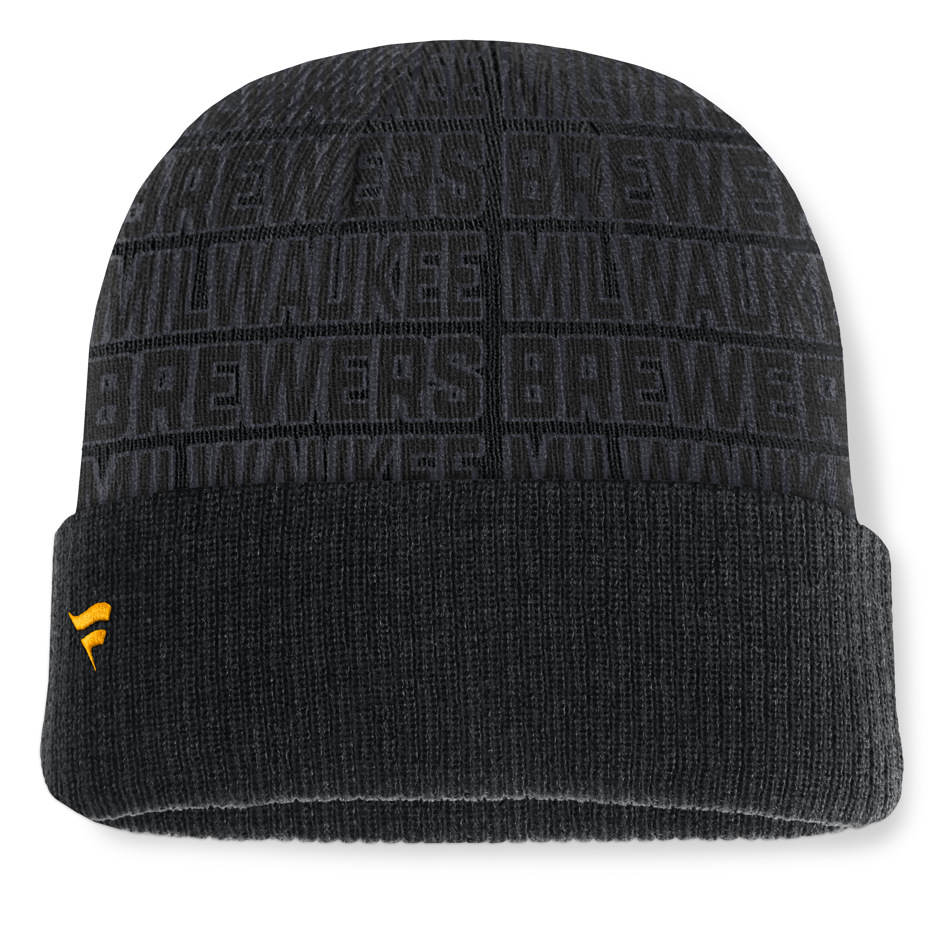 Bonnet à revers noir Milwaukee Brewers Backstop pour homme de Fanatics