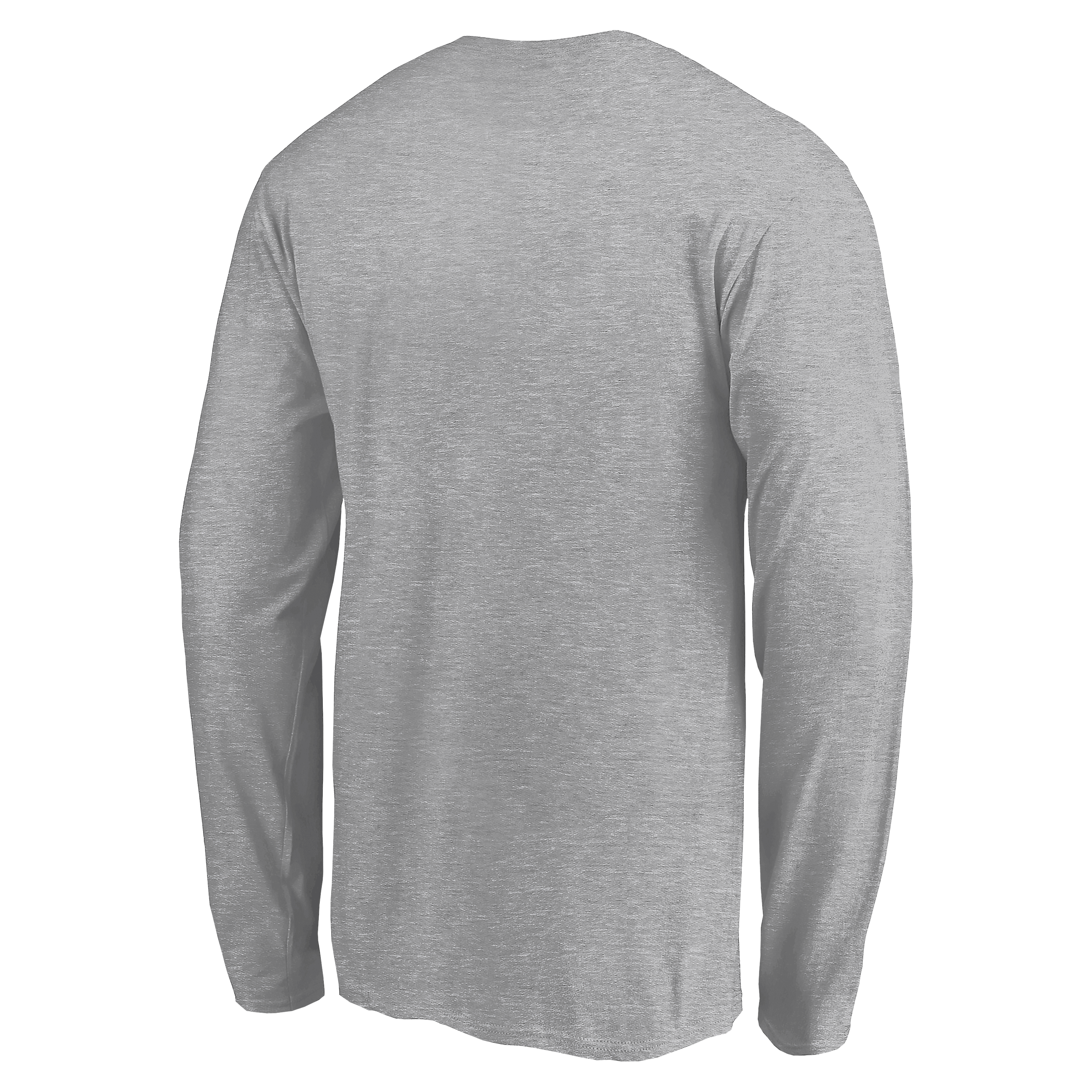 Men's Fanatics Heather Gray Milwaukee Brewers Iconic Long Sleeve T-Shirt