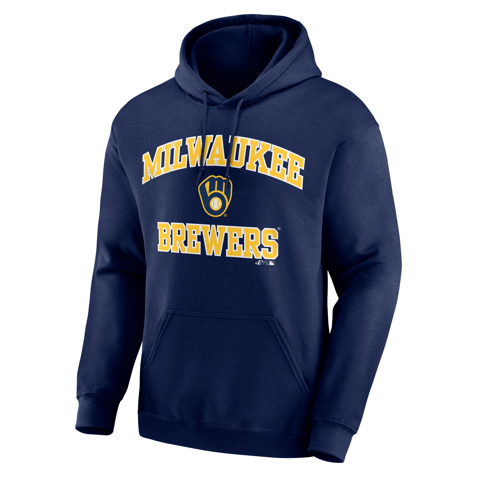Sweat à capuche homme Milwaukee Brewers bleu marine avec logo et design Heart & Soul