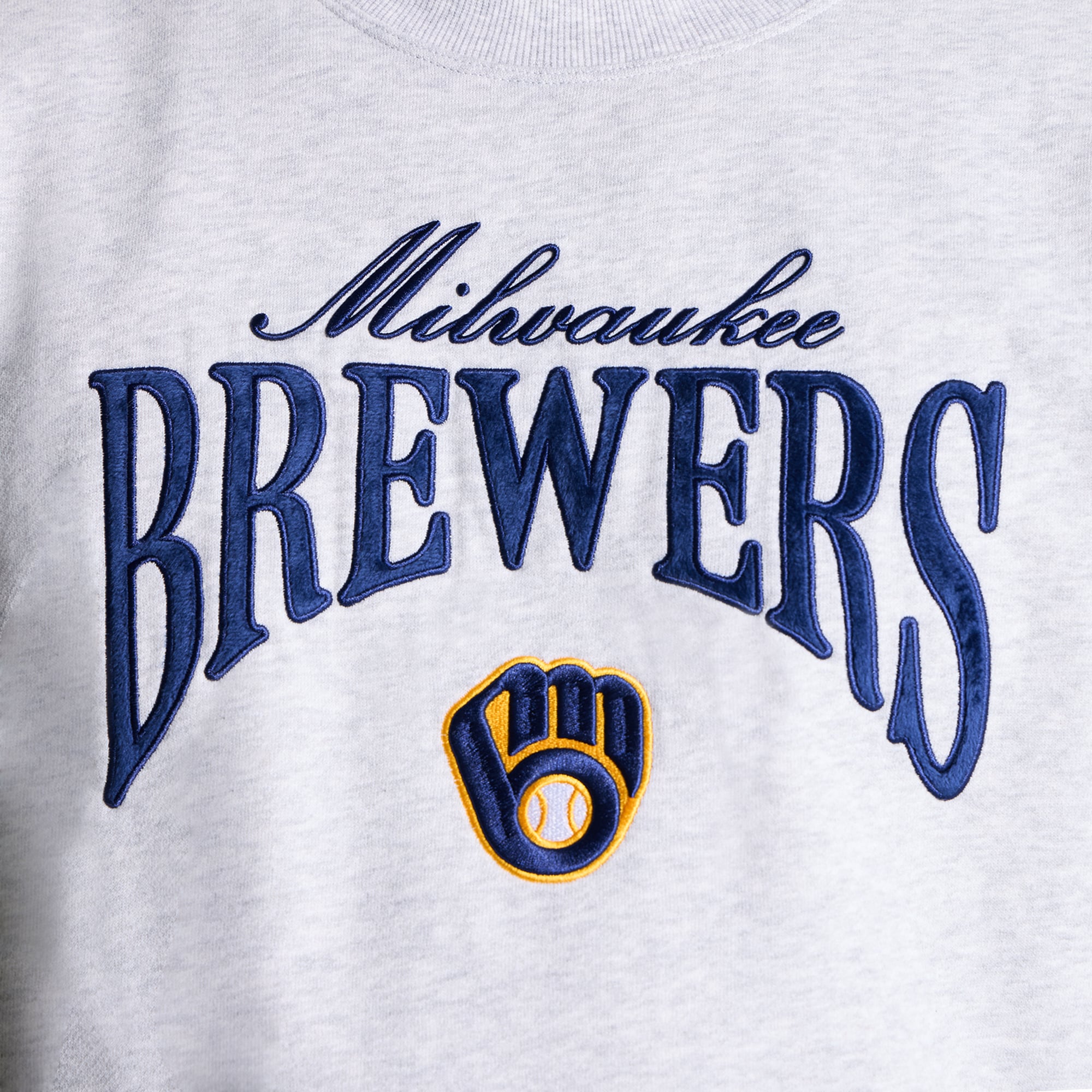 Sweat-shirt Steady State des Milwaukee Brewers de lululemon, gris chiné ultra clair, pour homme