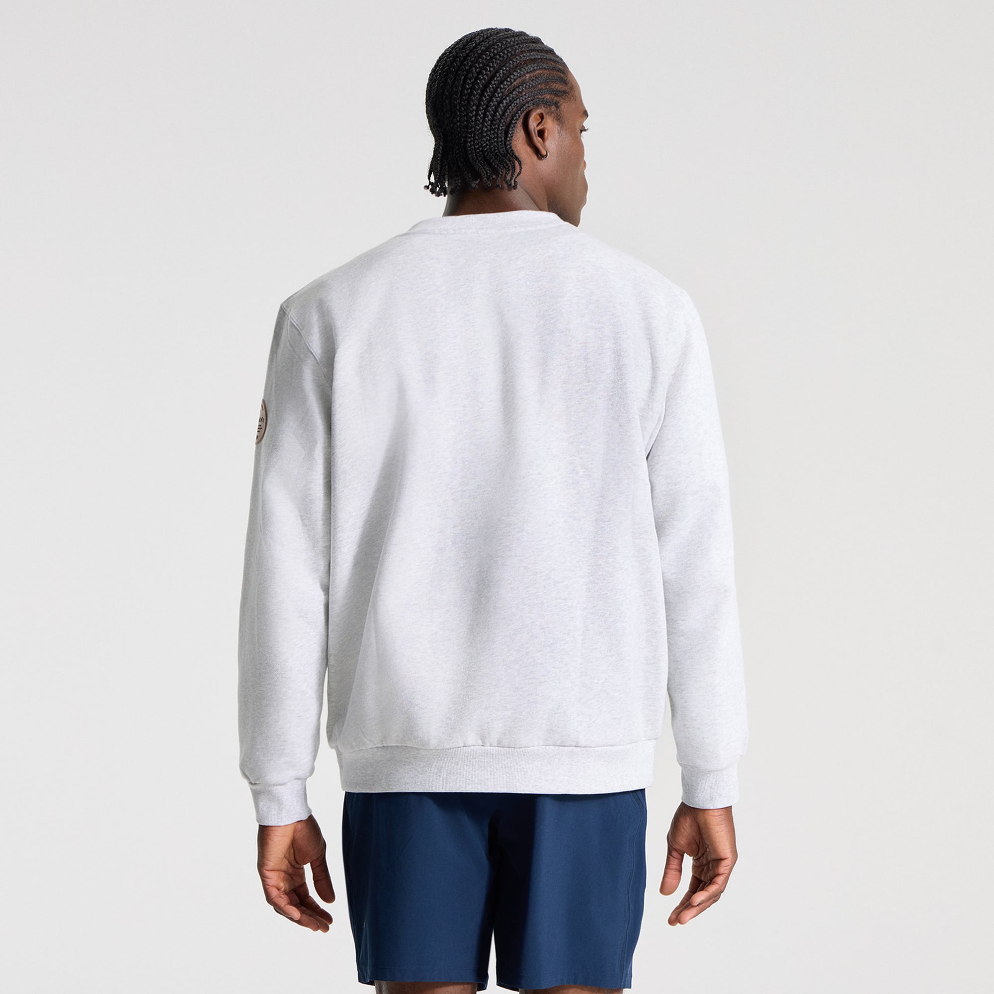 Sweat-shirt Steady State des Milwaukee Brewers de lululemon, gris chiné ultra clair, pour homme