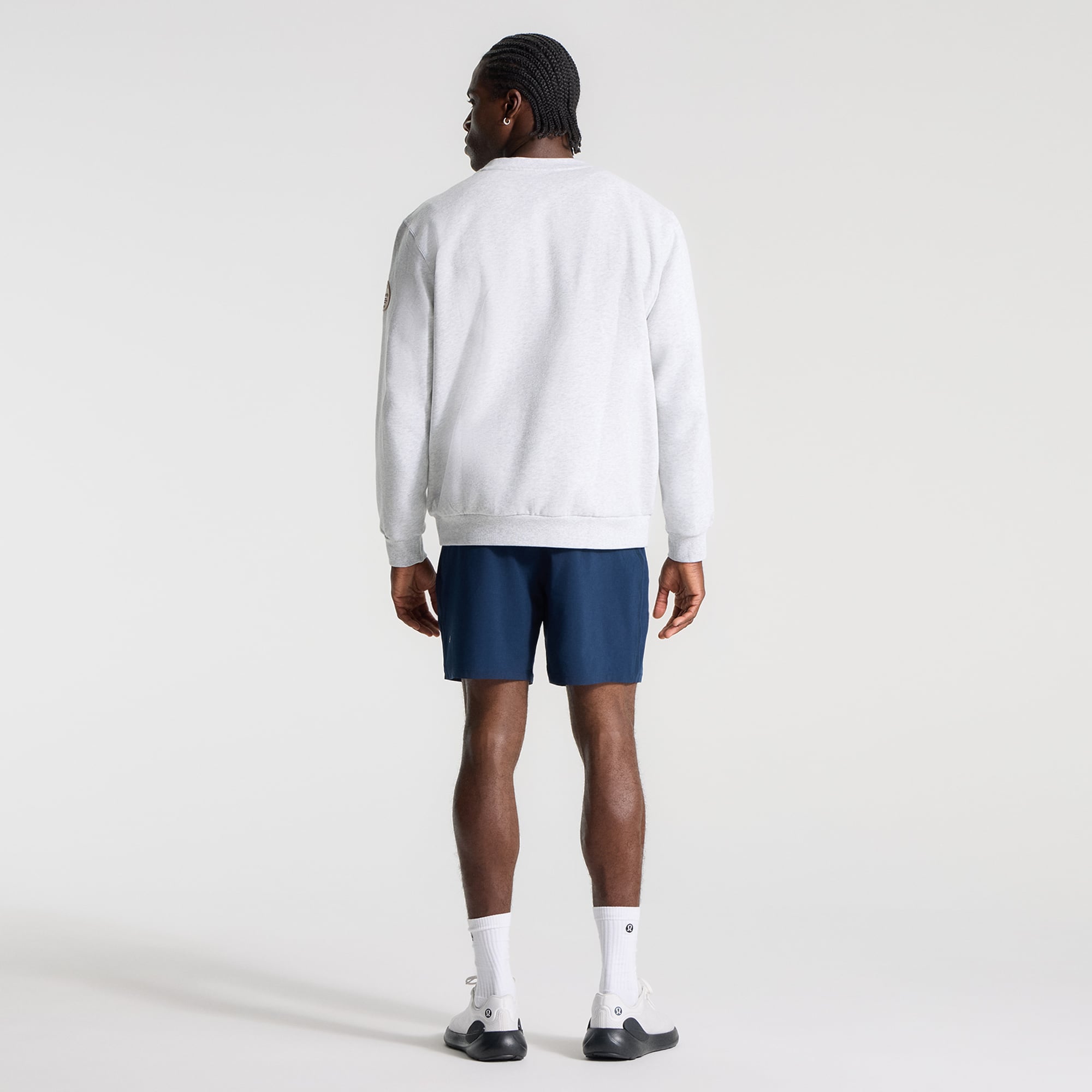 Sweat-shirt Steady State des Milwaukee Brewers de lululemon, gris chiné ultra clair, pour homme