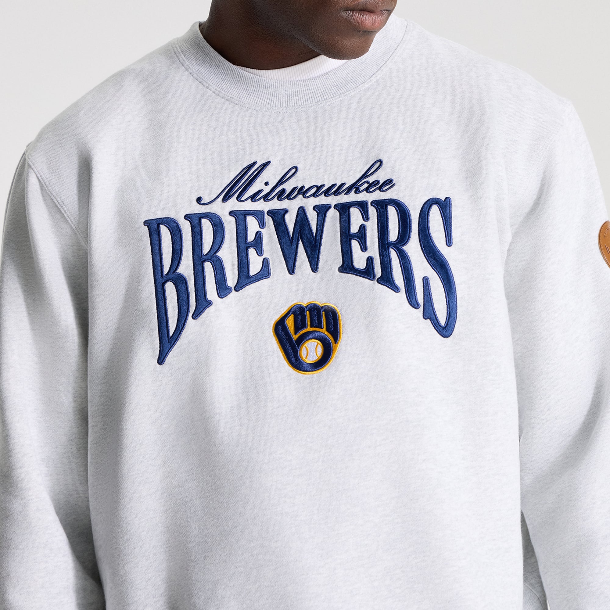 Sweat-shirt Steady State des Milwaukee Brewers de lululemon, gris chiné ultra clair, pour homme