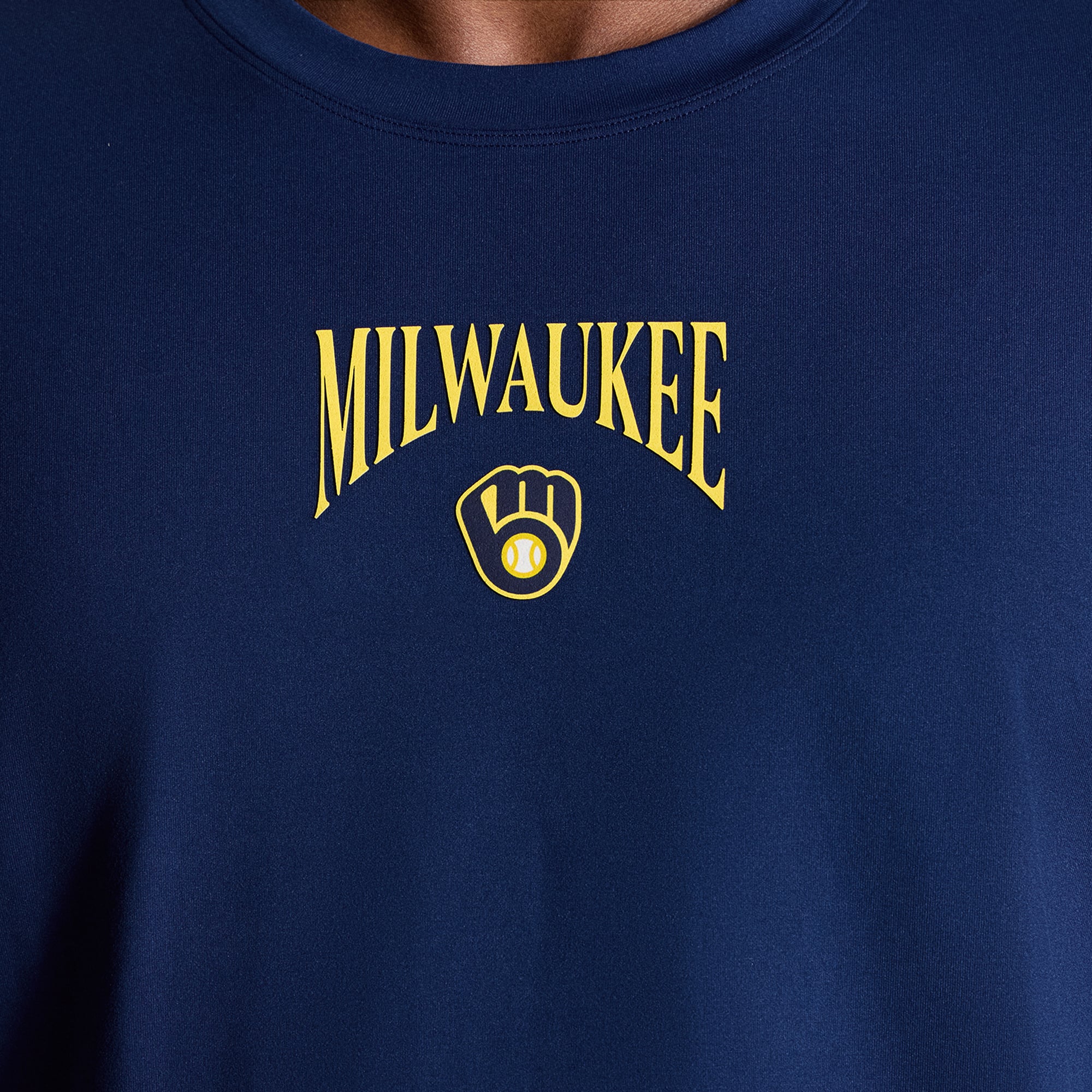 T-shirt en jersey doux Midnight Shadow Milwaukee Brewers pour homme de lululemon