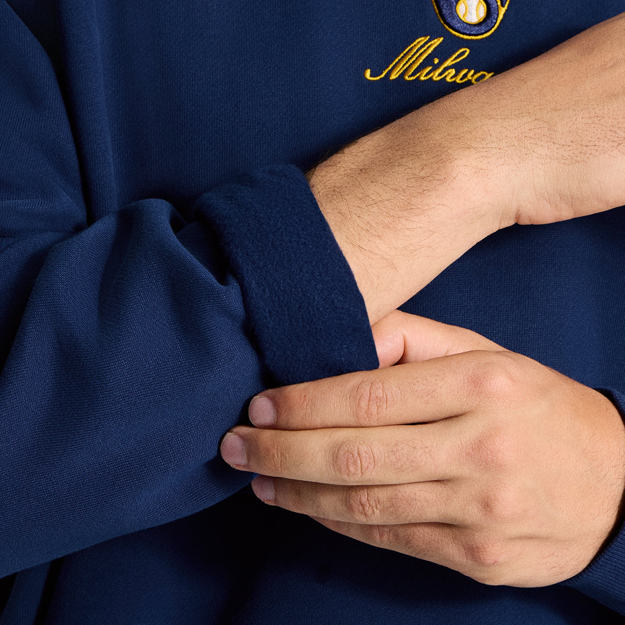 Sweat à capuche Steady State Midnight Shadow Milwaukee Brewers pour homme de lululemon
