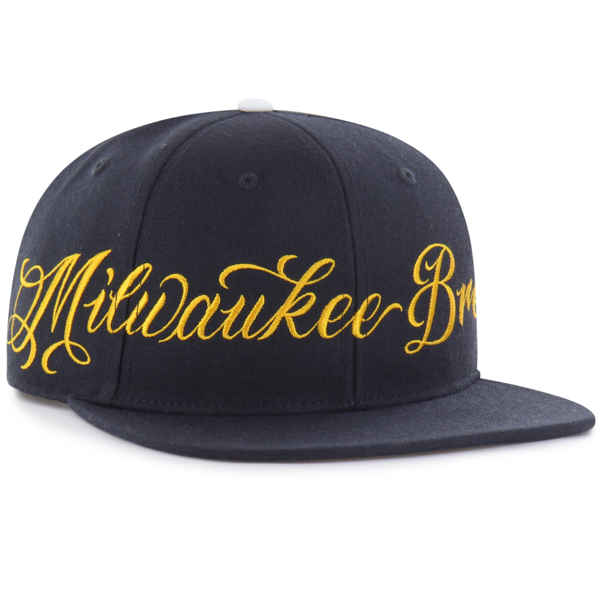 Casquette snapback Captain Mister Cartoon x '47 Navy Milwaukee Brewers pour homme
