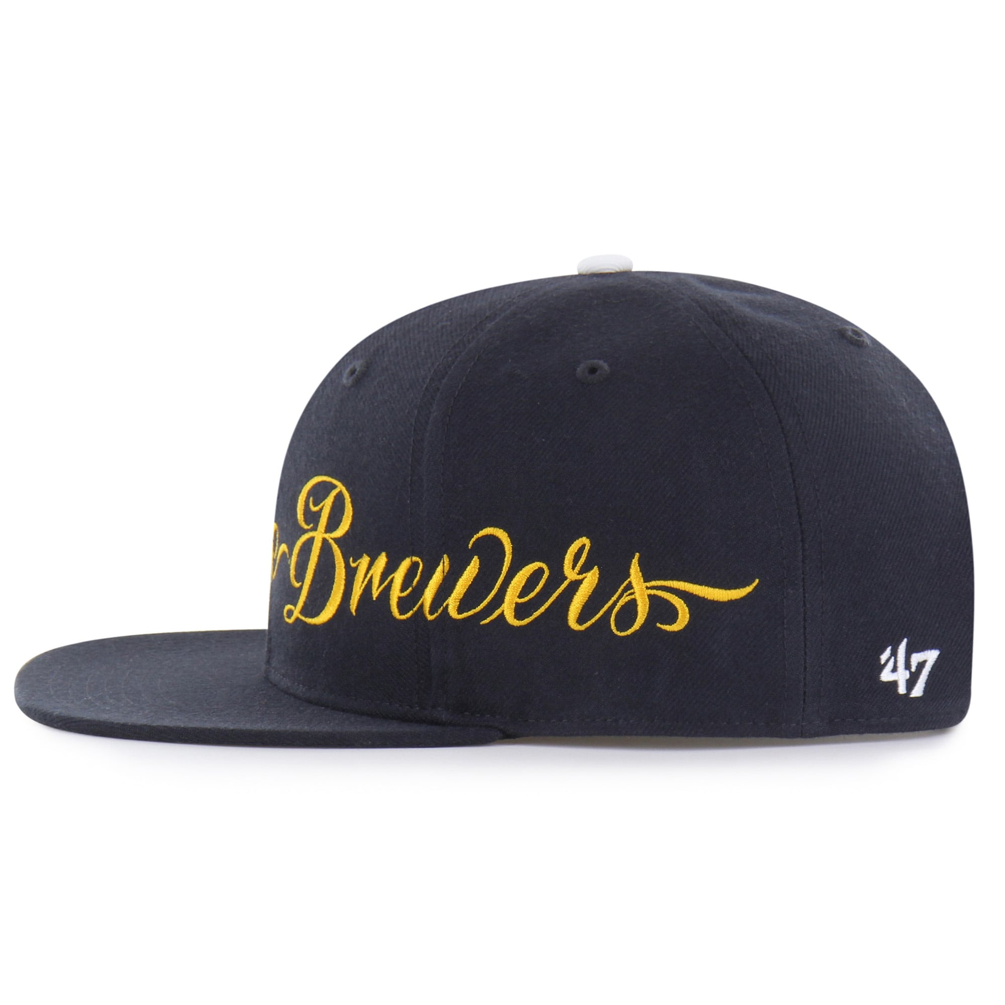 Casquette snapback Captain Mister Cartoon x '47 Navy Milwaukee Brewers pour homme