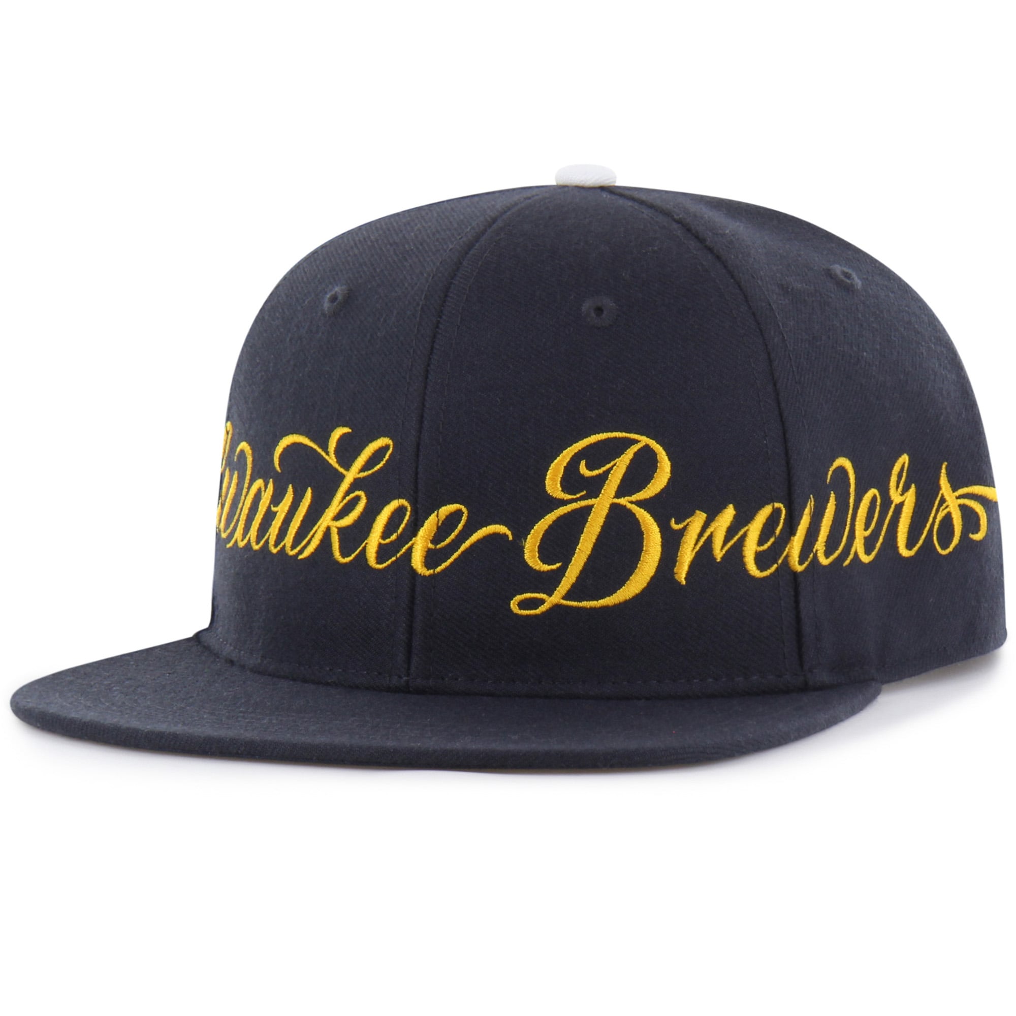 Casquette snapback Captain Mister Cartoon x '47 Navy Milwaukee Brewers pour homme