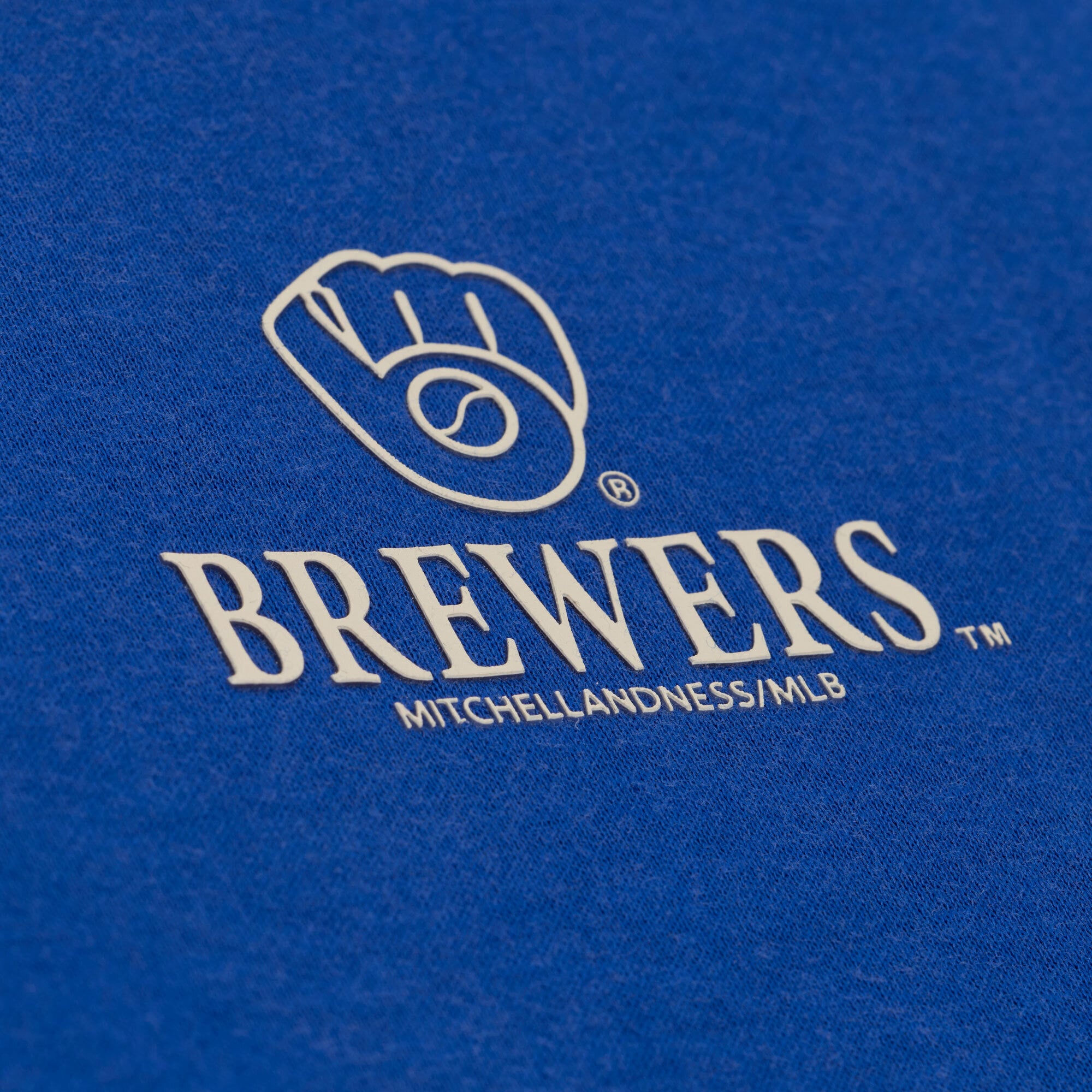 Sweat à capuche en polaire Mitchell & Ness Royal Milwaukee Brewers Core Essentials pour homme
