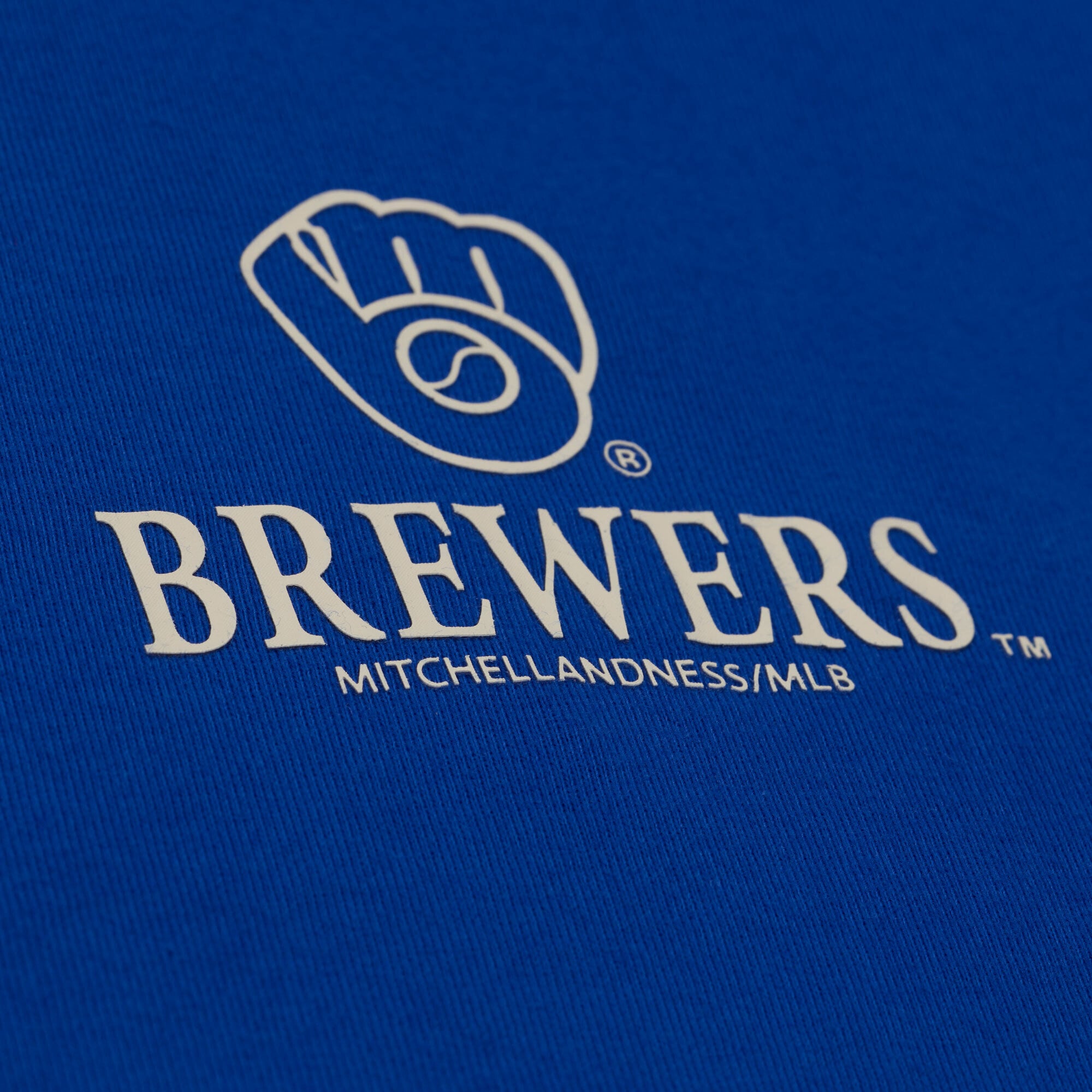 T-shirt Mitchell & Ness Royal Milwaukee Brewers Core Essentials pour homme