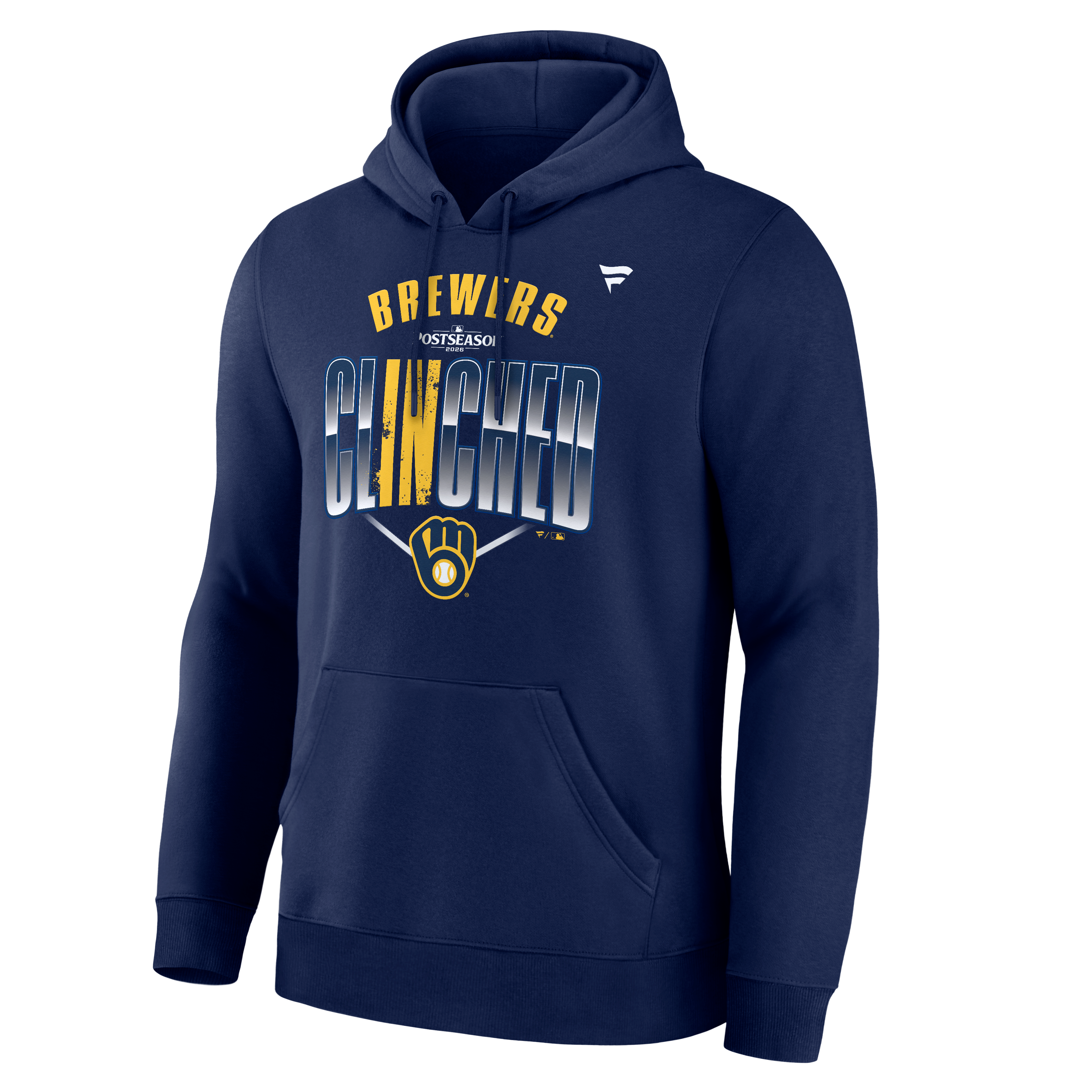 Sweat à capuche bleu marine pour homme des Milwaukee Brewers, édition spéciale séries éliminatoires de la MLB 2026