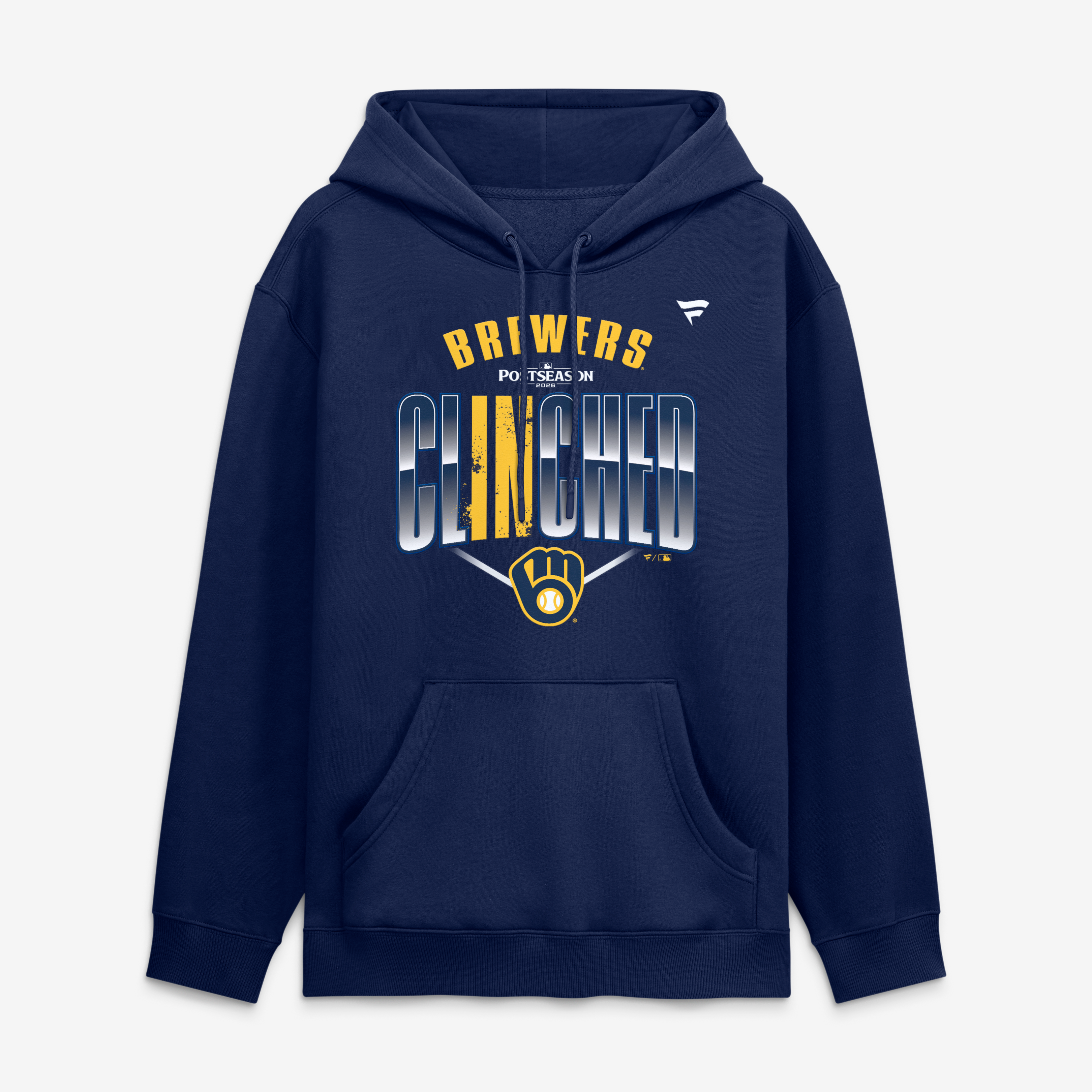 Sweat à capuche bleu marine pour homme des Milwaukee Brewers, édition spéciale séries éliminatoires de la MLB 2026
