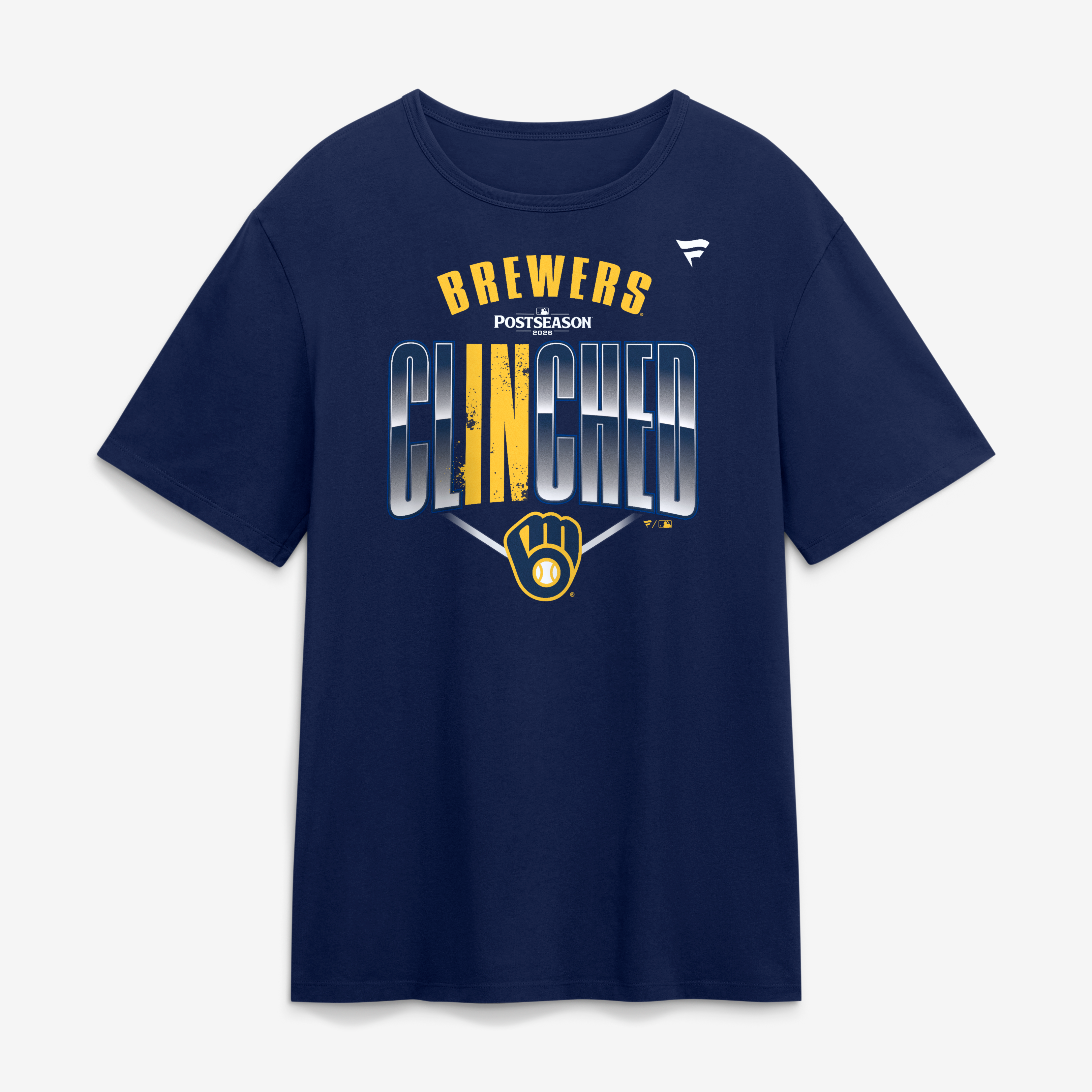 T-shirt homme bleu marine des Milwaukee Brewers, édition spéciale séries éliminatoires de la MLB 2026