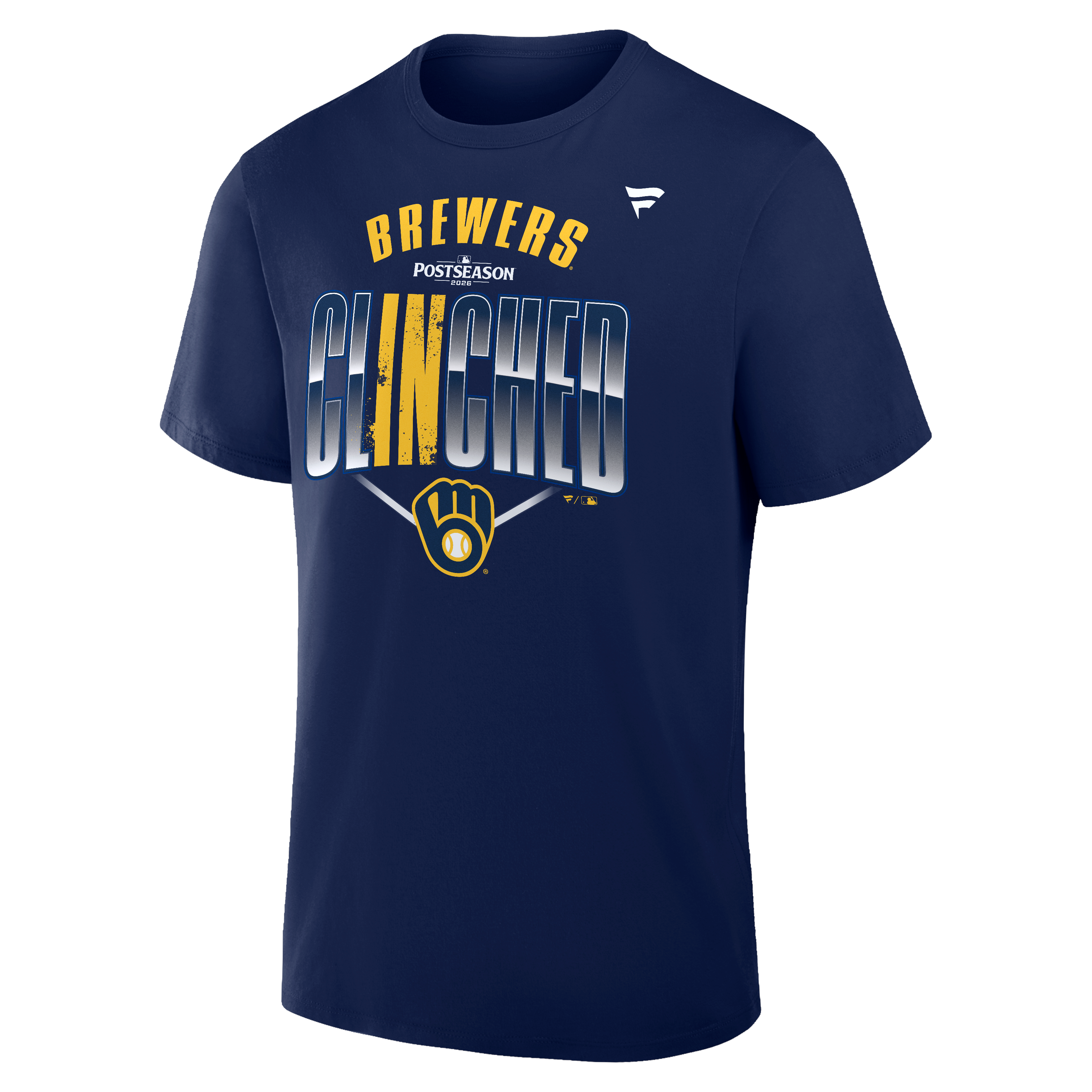 T-shirt homme bleu marine des Milwaukee Brewers, édition spéciale séries éliminatoires de la MLB 2026