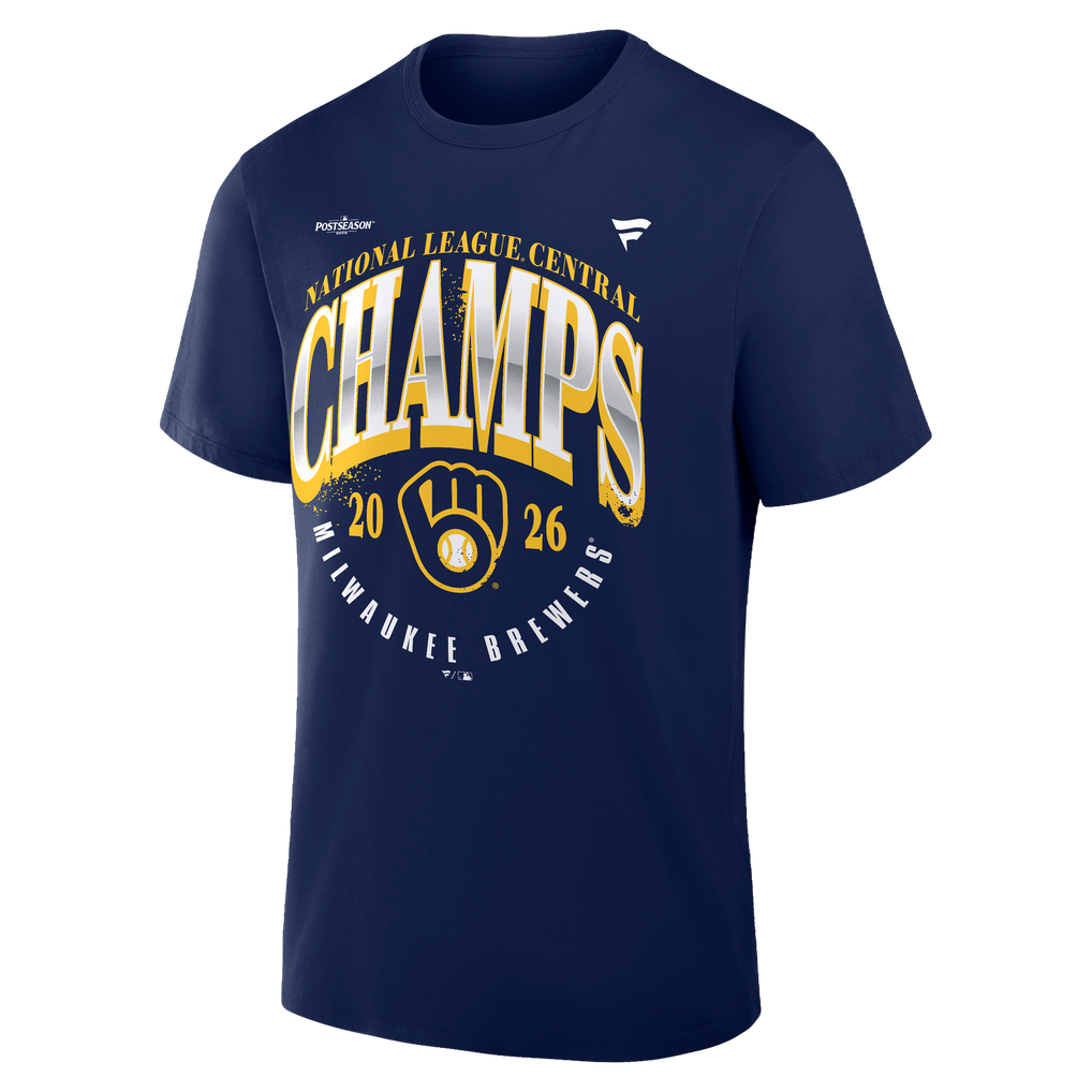 Men's Navy Milwaukee Brewers 2026 NL Central Division Champions ...