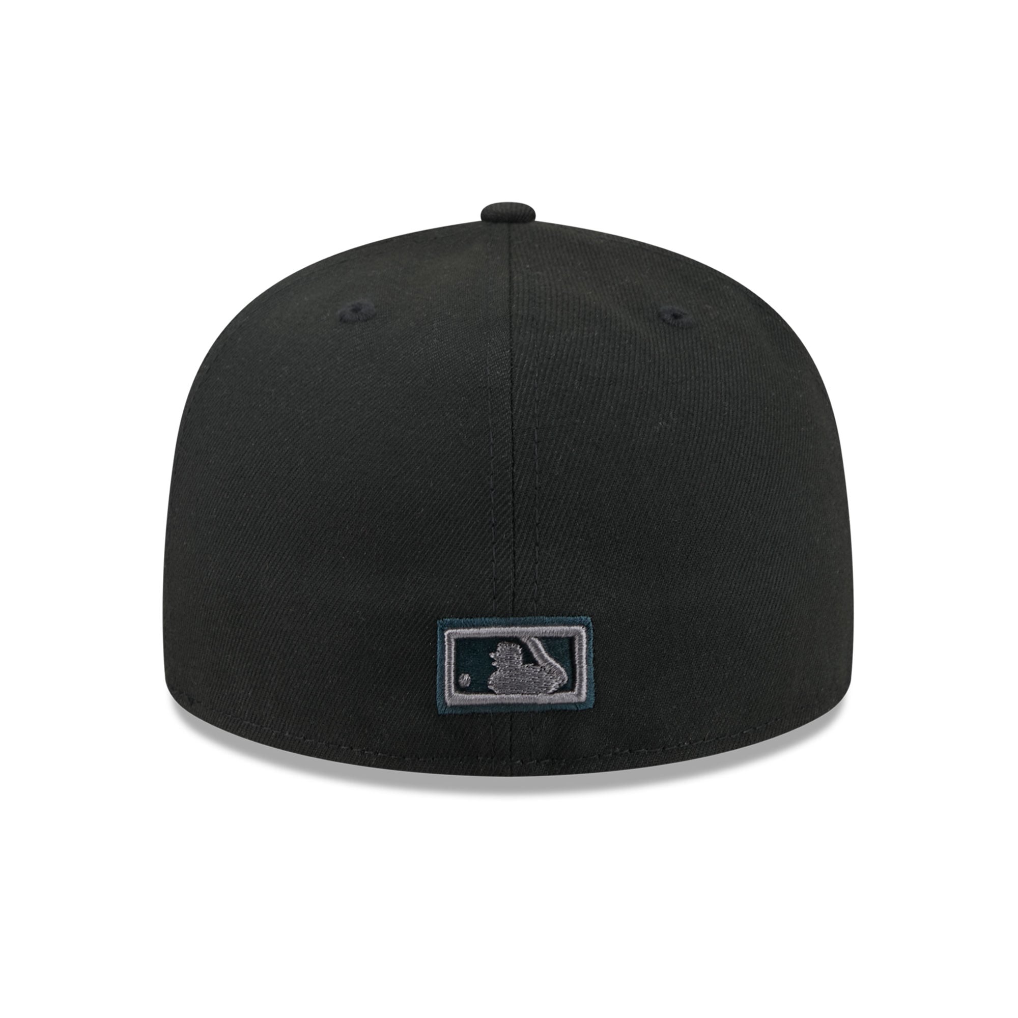 Casquette ajustée New Era 59FIFTY pour homme, noire, Milwaukee Brewers, coloris pop.