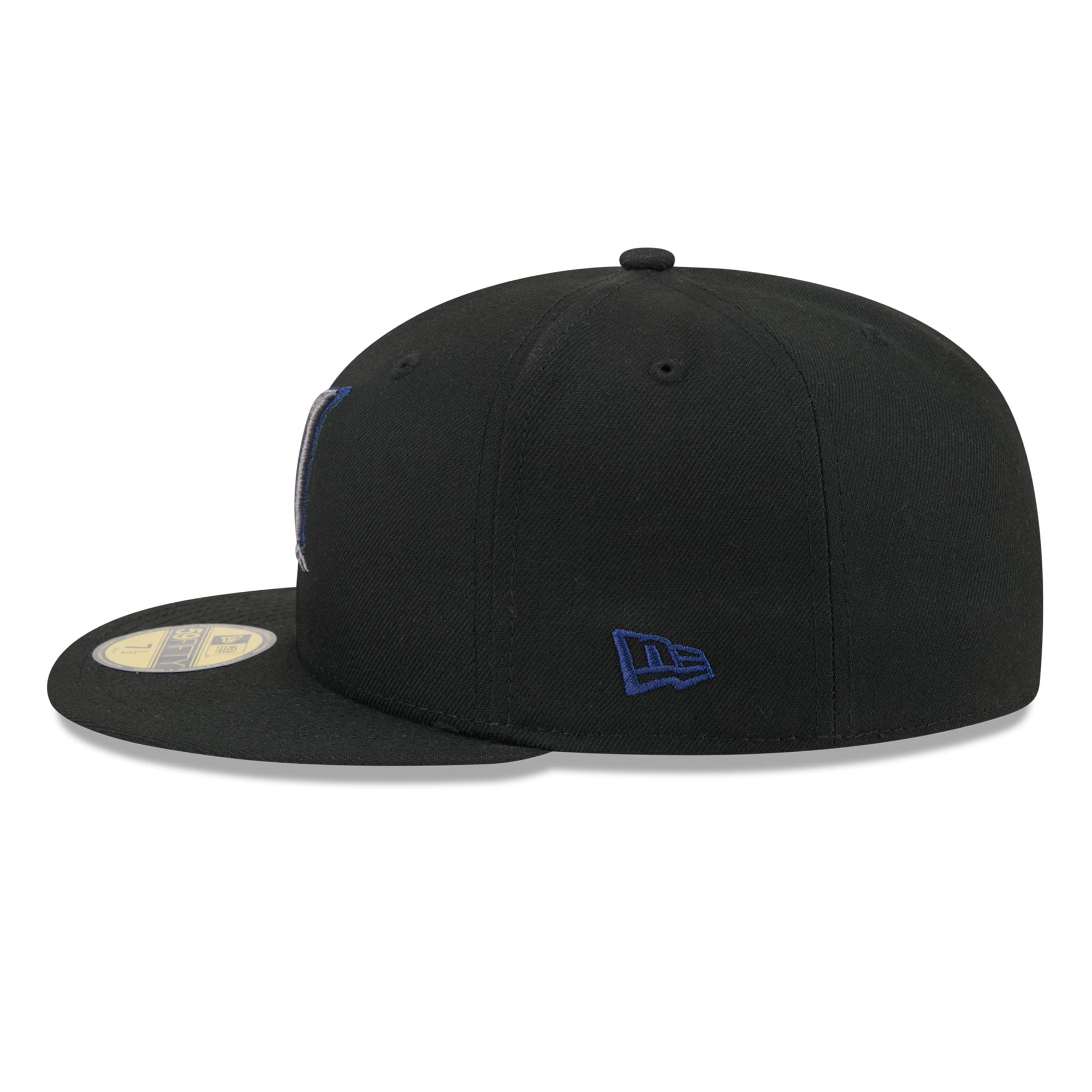 Casquette ajustée New Era 59FIFTY pour homme, noire, Milwaukee Brewers, coloris pop.