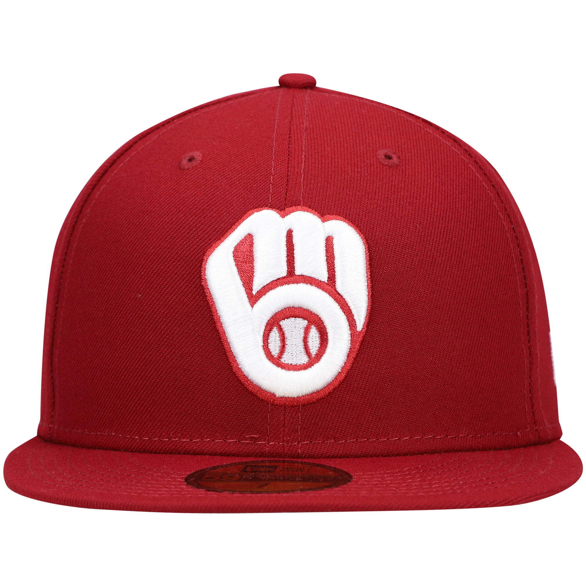 Men's New Era Olive Milwaukee Brewers White Logo 59FIFTY Fitted Hat