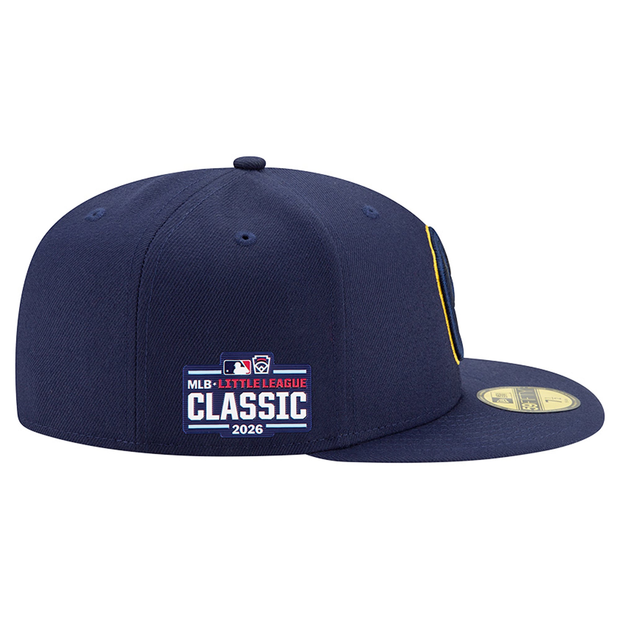 Men's New Era Navy Milwaukee Brewers 2026 Little League Classic Authentic Collection 59FIFTY Fitted Hat