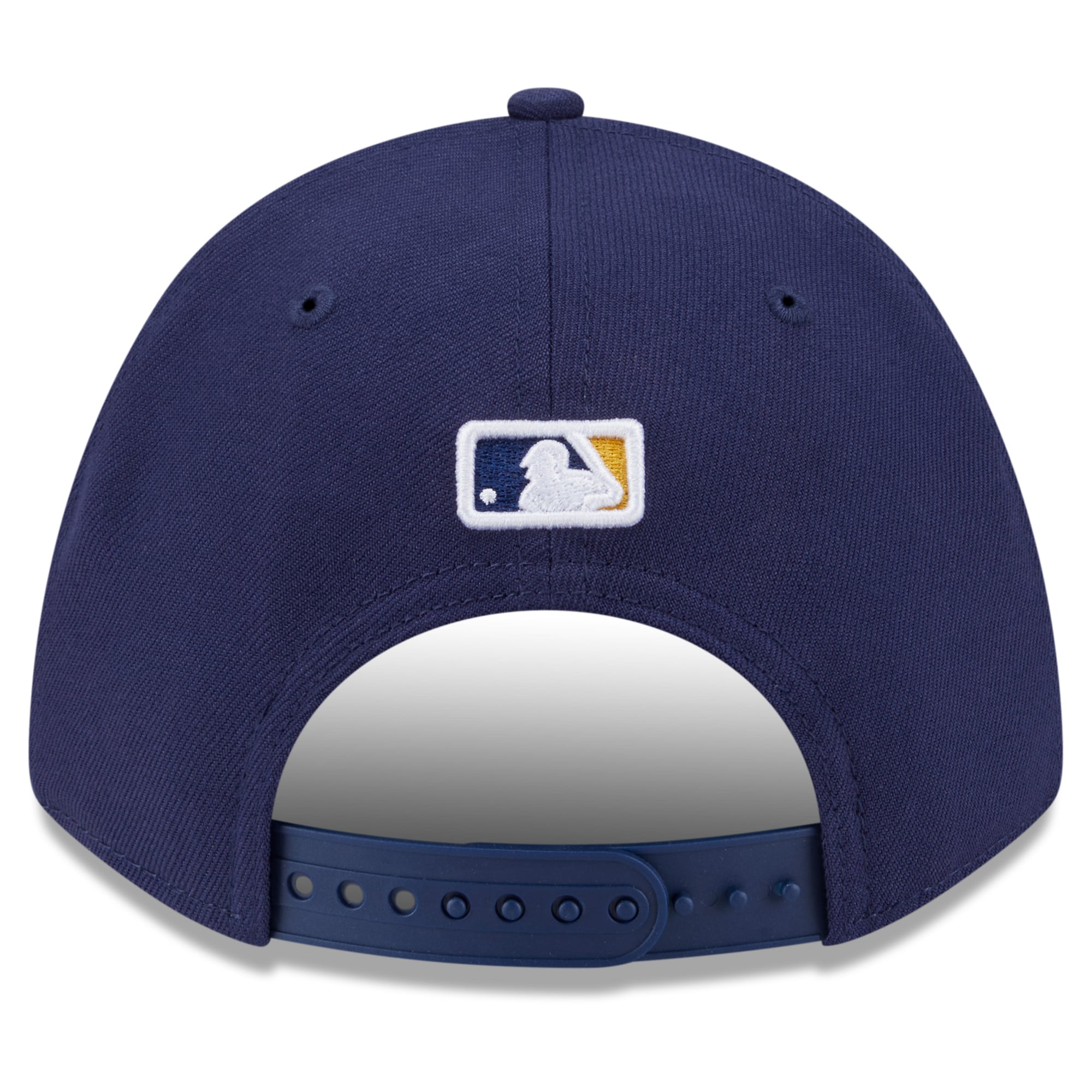 Casquette ajustable New Era 9FORTY pour homme, bleu marine, Milwaukee Brewers, écusson latéral des séries éliminatoires de la MLB 2026