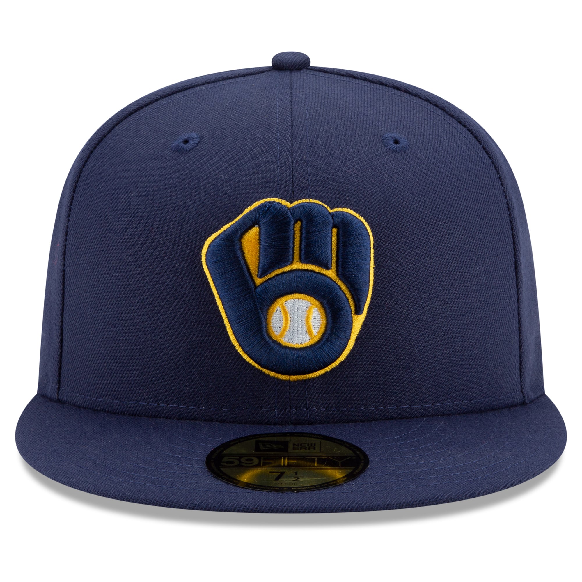 Casquette ajustée New Era 59FIFTY pour homme, bleu marine, Milwaukee Brewers, collection authentique Players' Weekend 2026